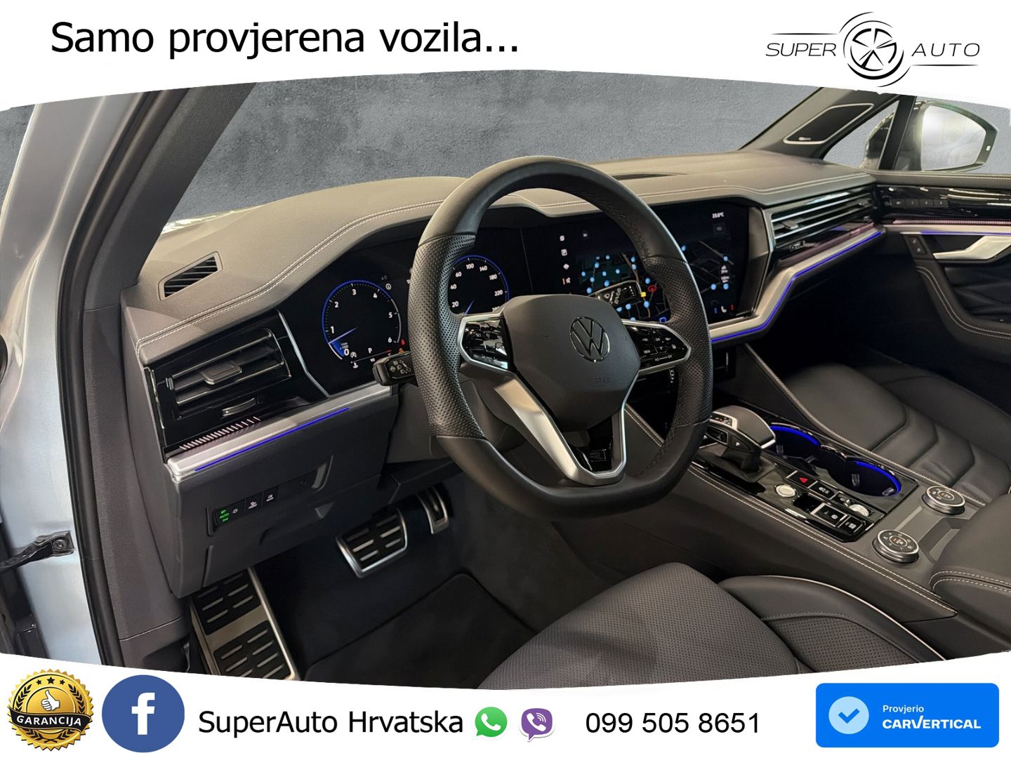 Volkswagen Touareg 3.0 V6 TDI (286 KS) 4MOTION Tiptronic ZRAČNI+ACC+GR SJED+KAM+PANO