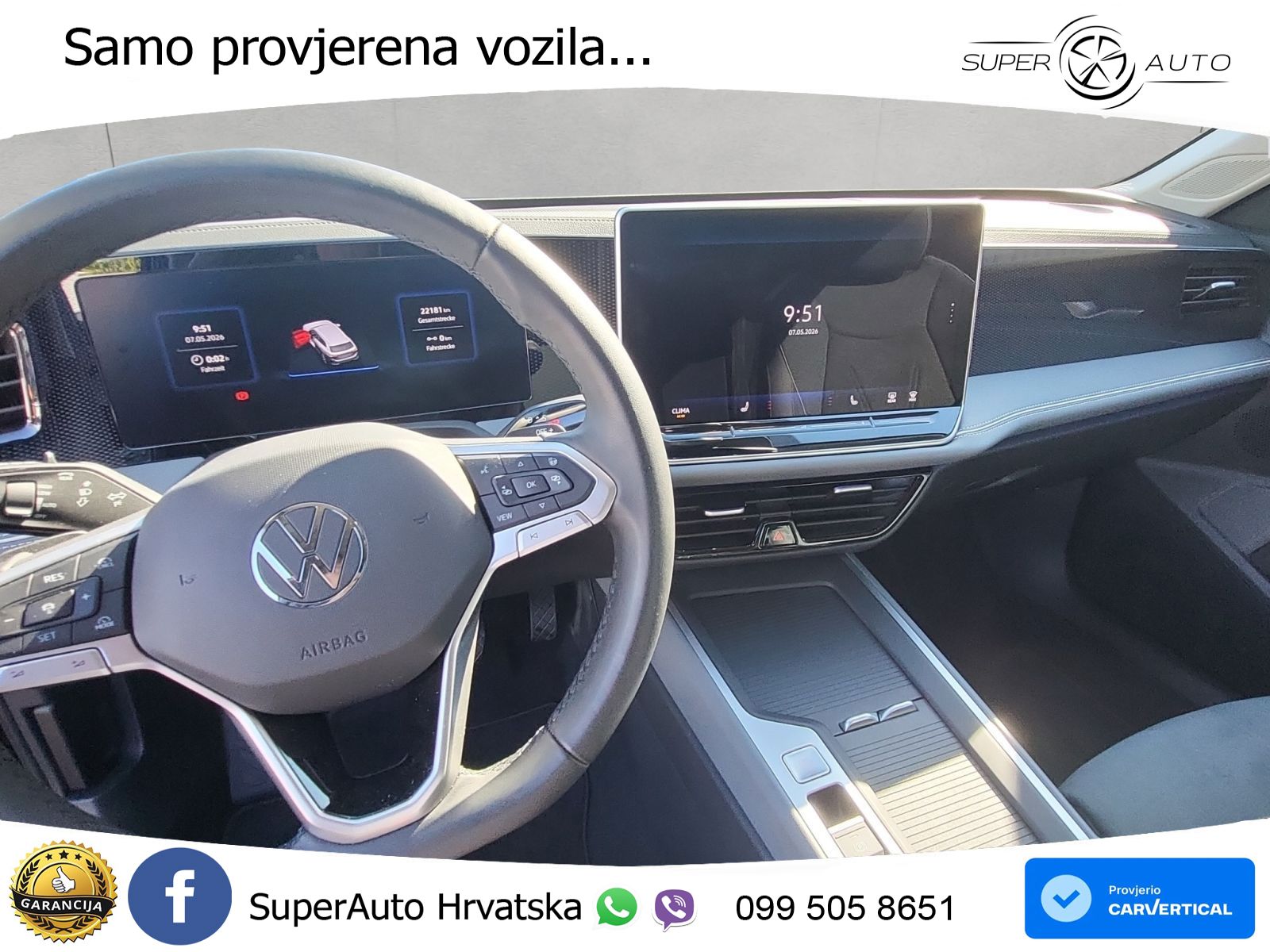 Volkswagen Passat Variant 1.5 eTSI (150 KS) DSG LED+GR SJED+ACC