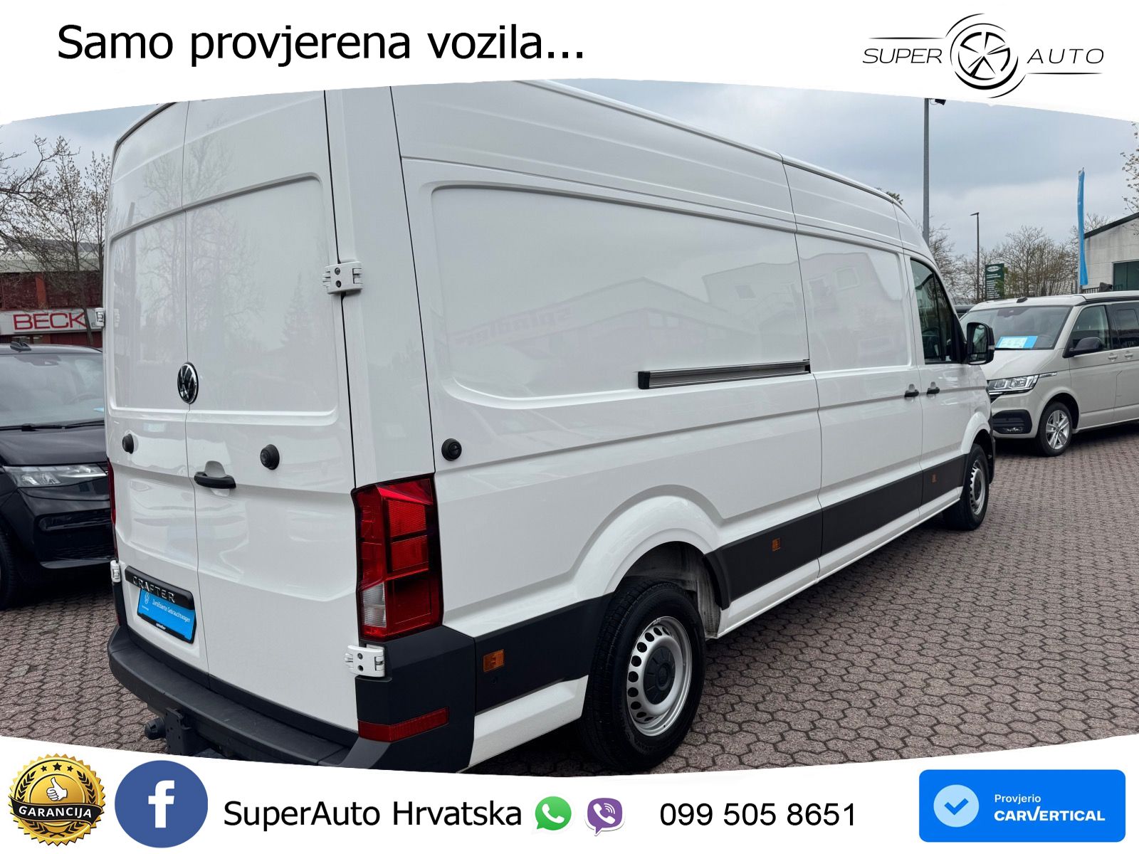 Volkswagen Crafter 35 L3H2/ Navi, ParkAssi, Klima, App, RFK 177 KS