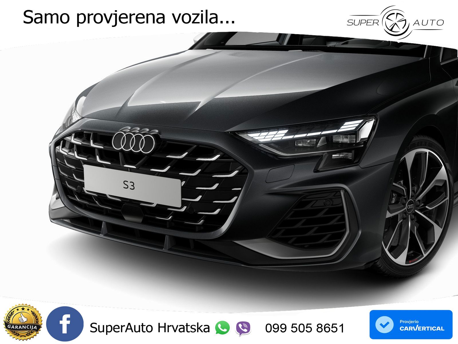 Audi S3 Limuzina 2.0 TFSI (333 KS) quattro S tronic LED+ACC