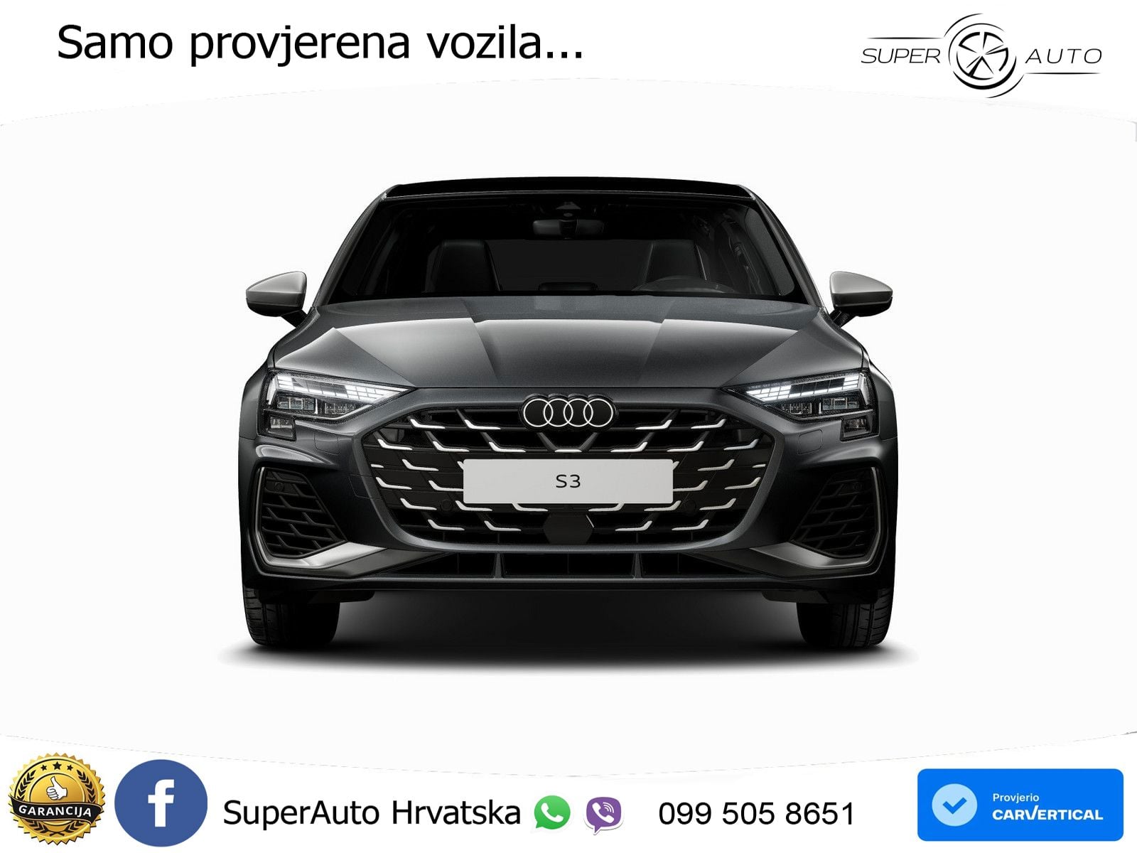 Audi S3 Limuzina 2.0 TFSI (333 KS) quattro S tronic LED+ACC