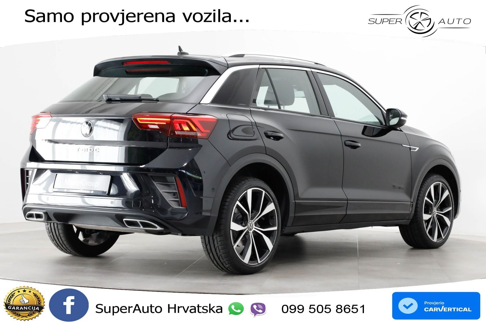 Volkswagen T-Roc 2.0 TDI (150 KS) DSG R-Line LED+GR SJED+ACC