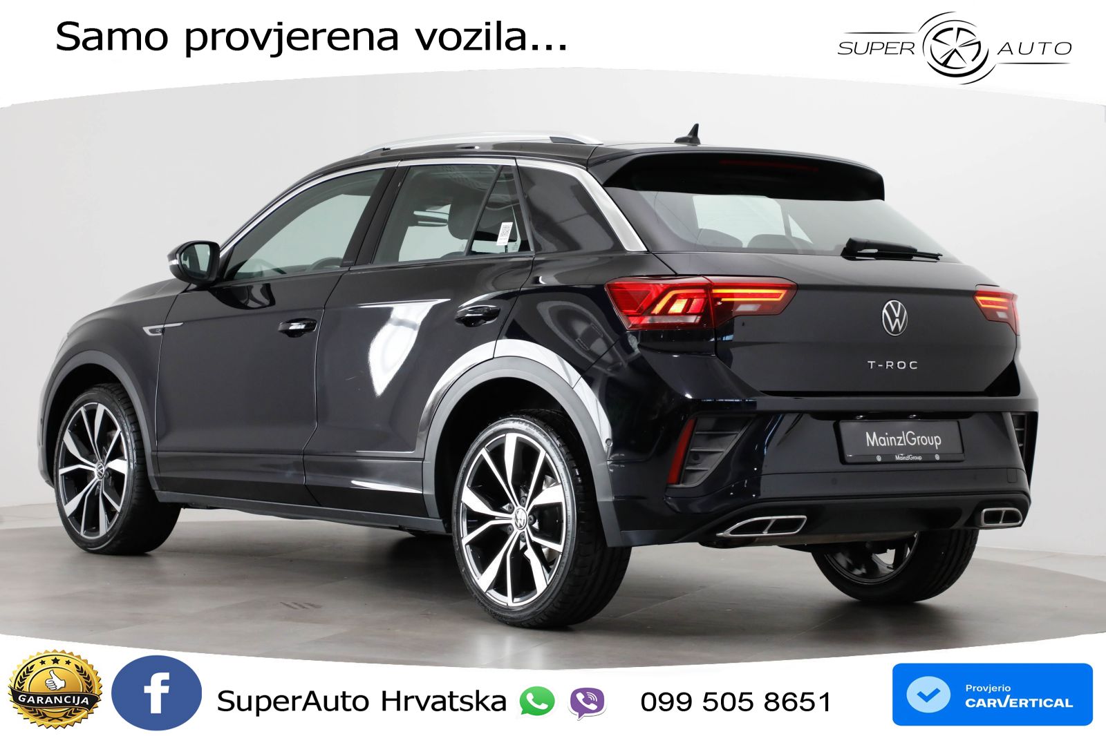 Volkswagen T-Roc 2.0 TDI (150 KS) DSG R-Line LED+GR SJED+ACC