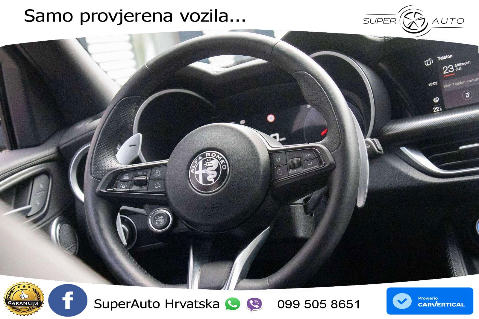 Alfa Romeo Stelvio 2.0 Turbo (280 KS) Q4 Automatic MATRIX+GR SJED+KAM