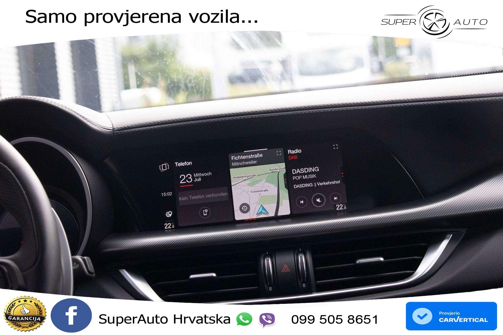 Alfa Romeo Stelvio 2.0 Turbo (280 KS) Q4 Automatic MATRIX+GR SJED+KAM