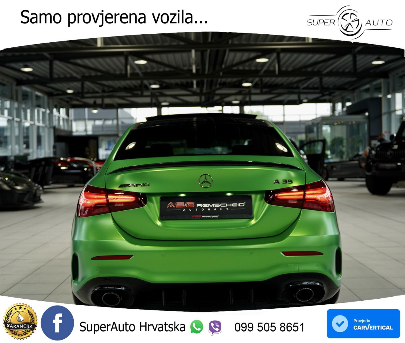 Mercedes-Benz AMG A 35 4MATIC AMG SPEEDSHIFT DCT LED+GR SJED+ACC