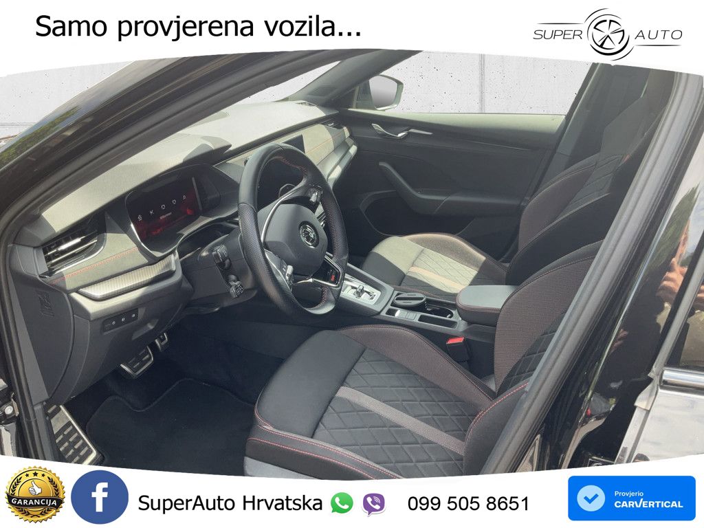 Škoda Octavia Combi RS 2.0 TDI (200 KS) DSG LED+GR SJED+ACC