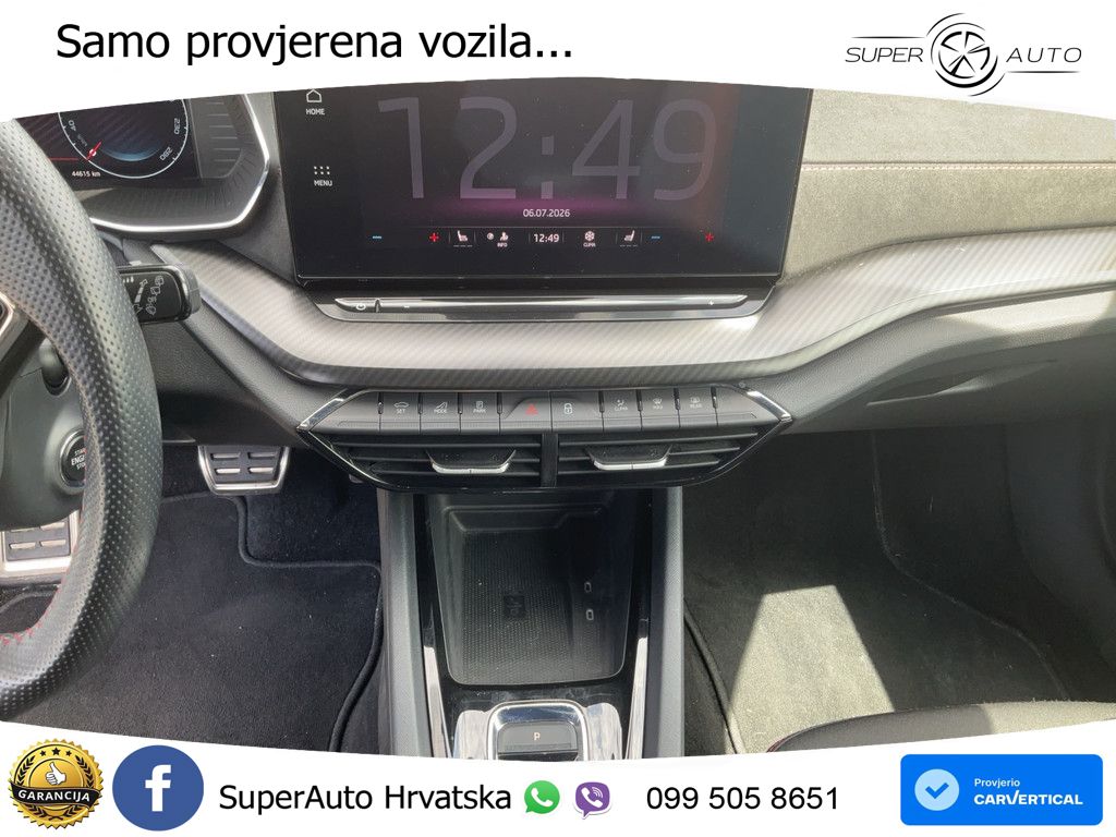 Škoda Octavia Combi RS 2.0 TDI (200 KS) DSG LED+GR SJED+ACC