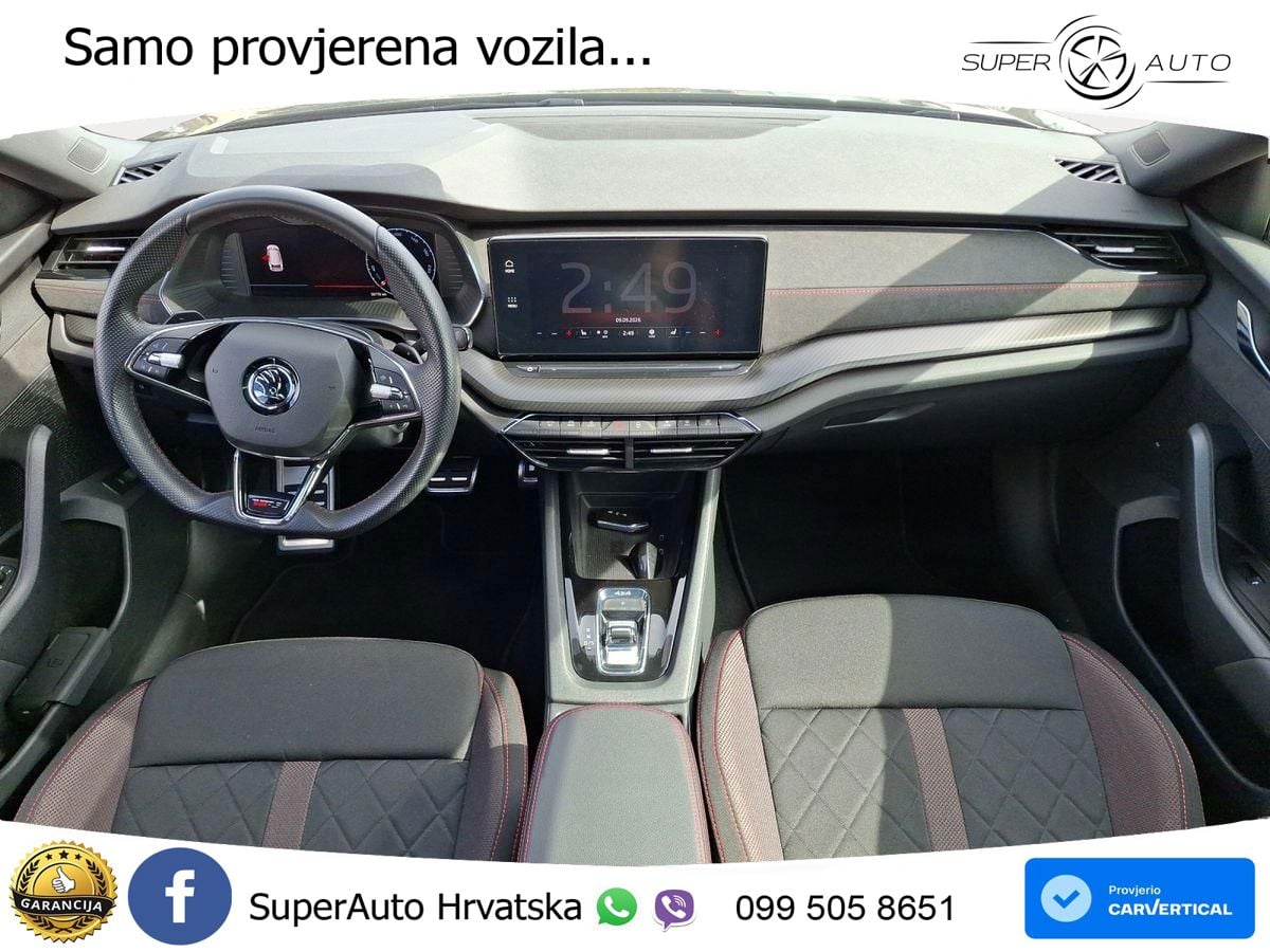 Škoda Octavia Combi RS 2.0 TDI (200 KS) 4x4 DSG MATRIX+GR SJED+KAM
