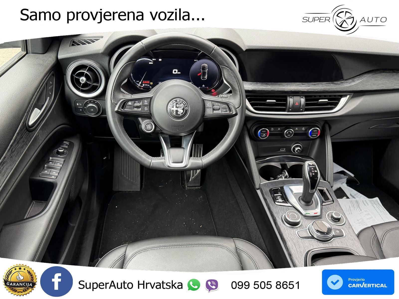 Alfa Romeo Stelvio 2.2 MultiJet II (210 KS) Q4 Automatic LED+ACC