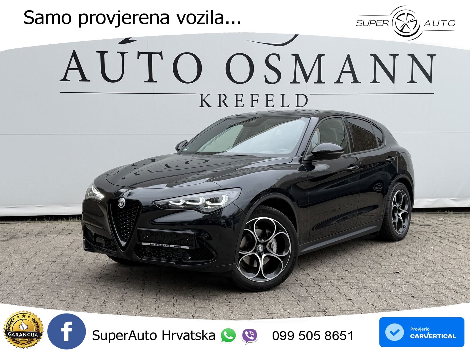 Alfa Romeo Stelvio 2.2 MultiJet II (210 KS) Q4 Automatic LED+ACC
