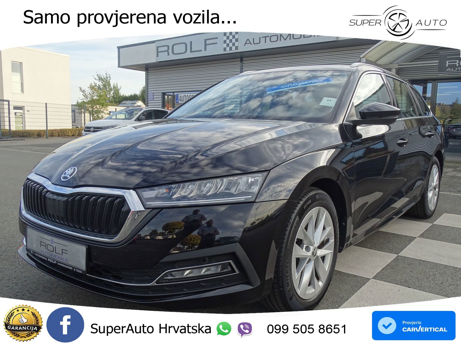 Škoda Octavia Combi 1.5 TSI (150 KS) DSG LED+GR SJED+ACC