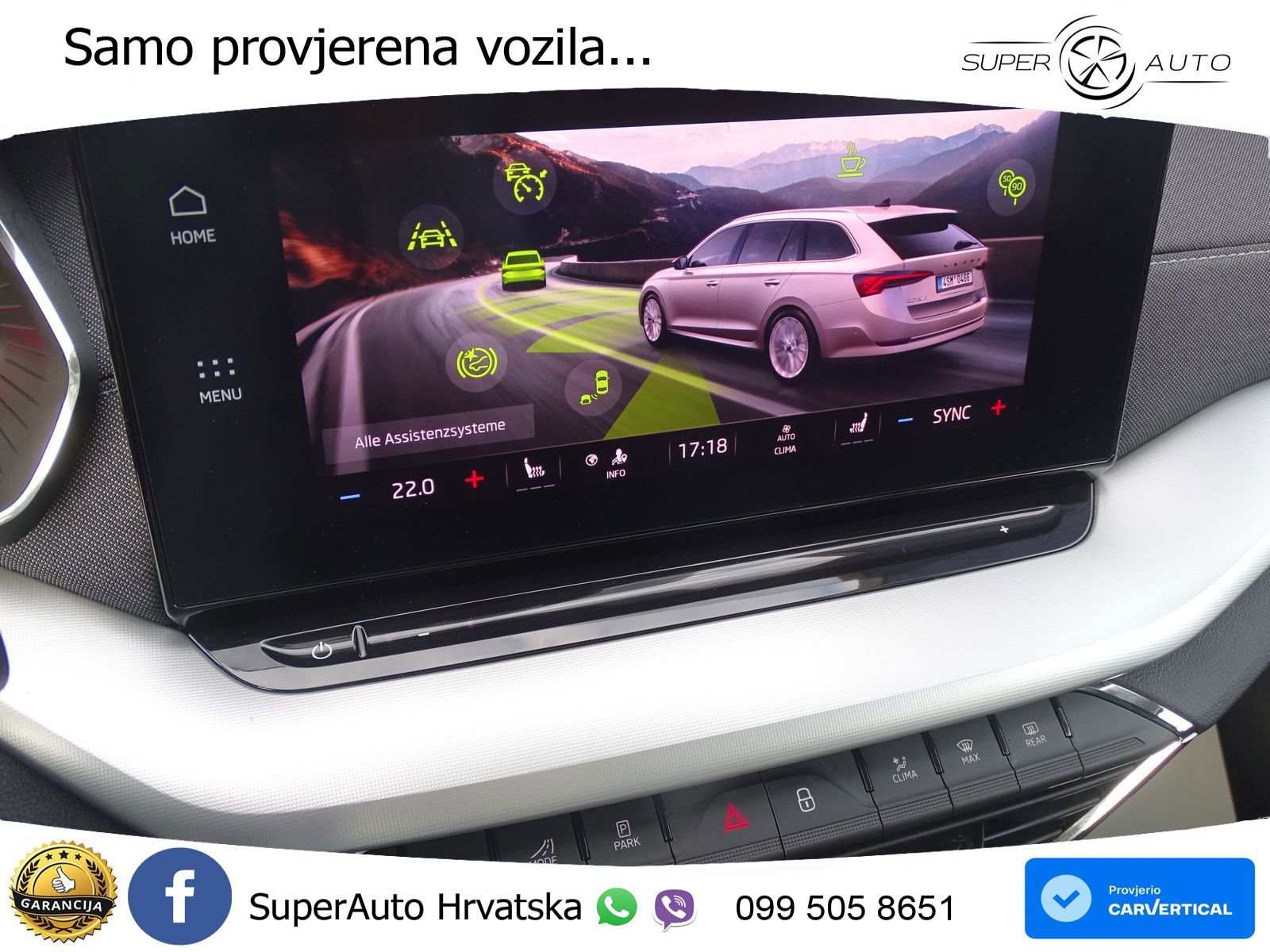 Škoda Octavia Combi 1.5 TSI (150 KS) DSG LED+GR SJED+ACC