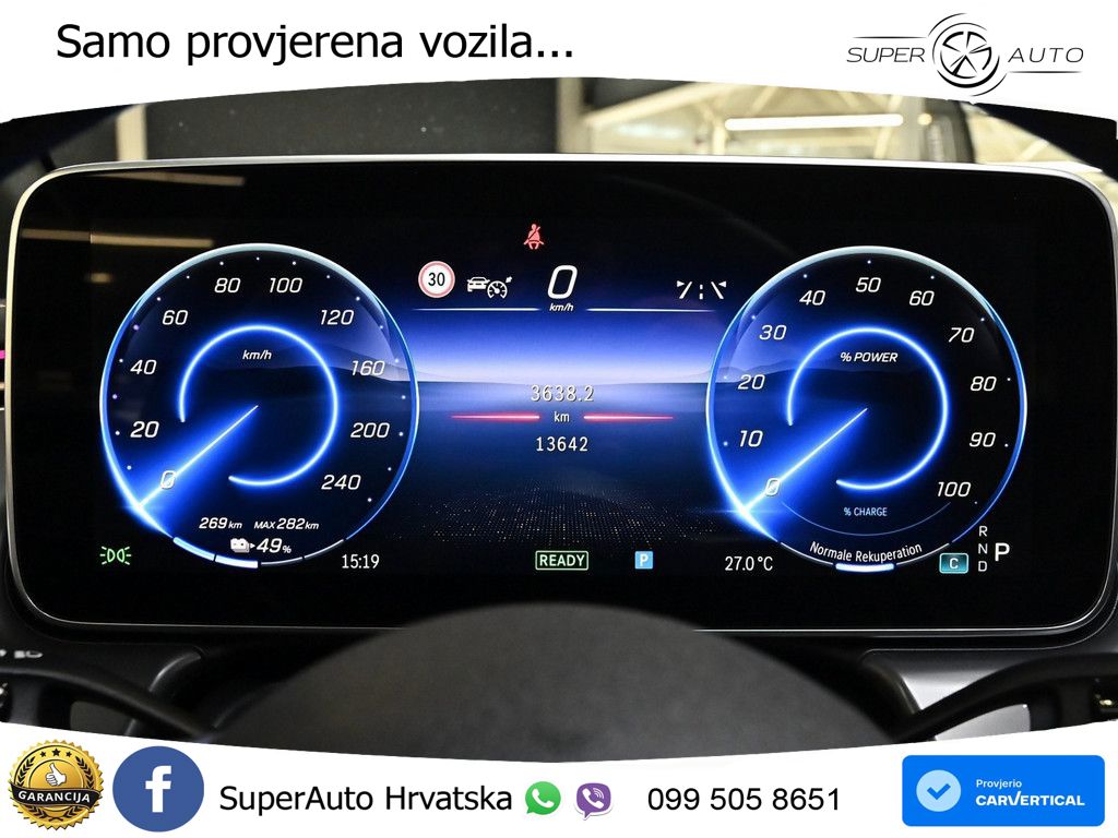 Mercedes EQE SUV 300 100 kWh (245 KS) LED+GR SJED+ACC