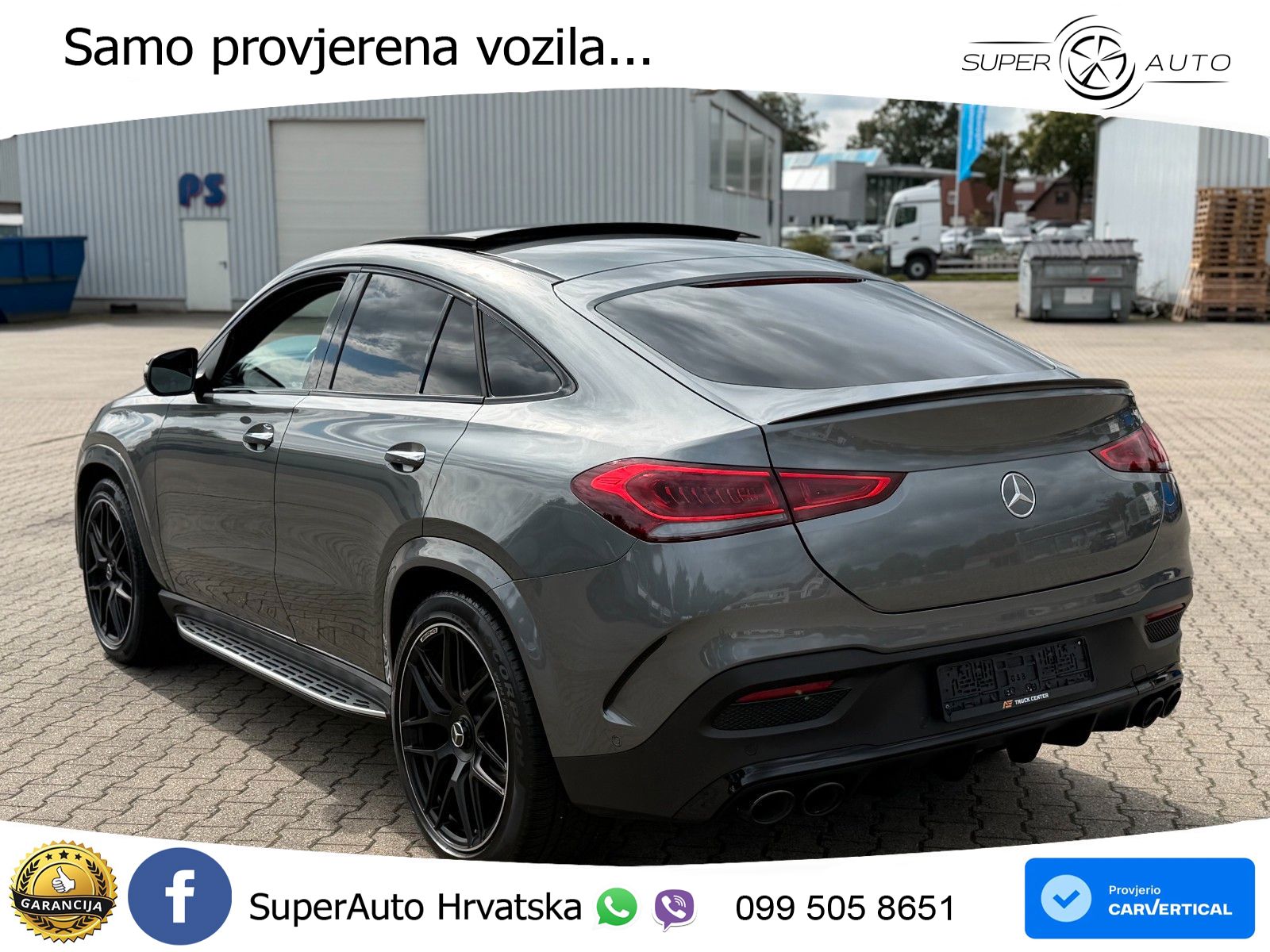 Mercedes AMG GLE Coupe 53 (435 KS) EQ Boost 4MATIC+ AMG SPEEDSHIFT TCT 9G ACC+HEAD+GR SJED+360+PANO