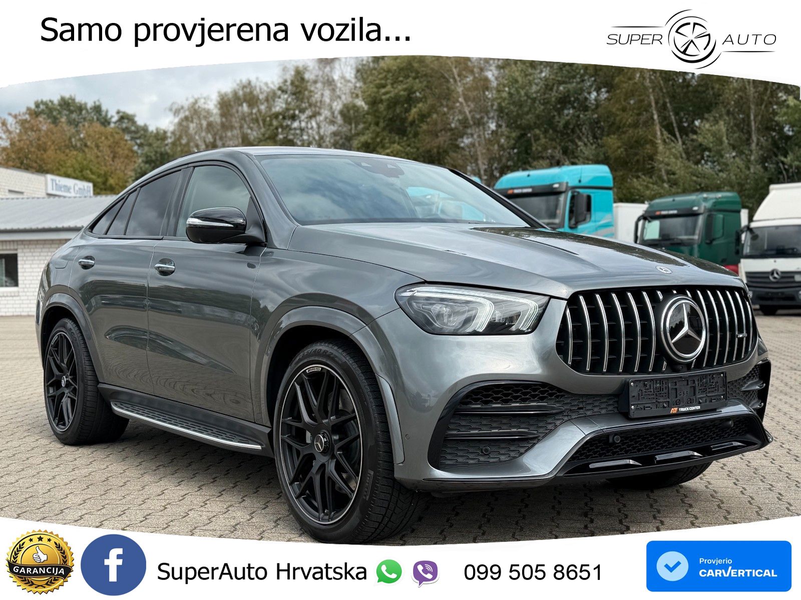 Mercedes AMG GLE Coupe 53 (435 KS) EQ Boost 4MATIC+ AMG SPEEDSHIFT TCT 9G ACC+HEAD+GR SJED+360+PANO
