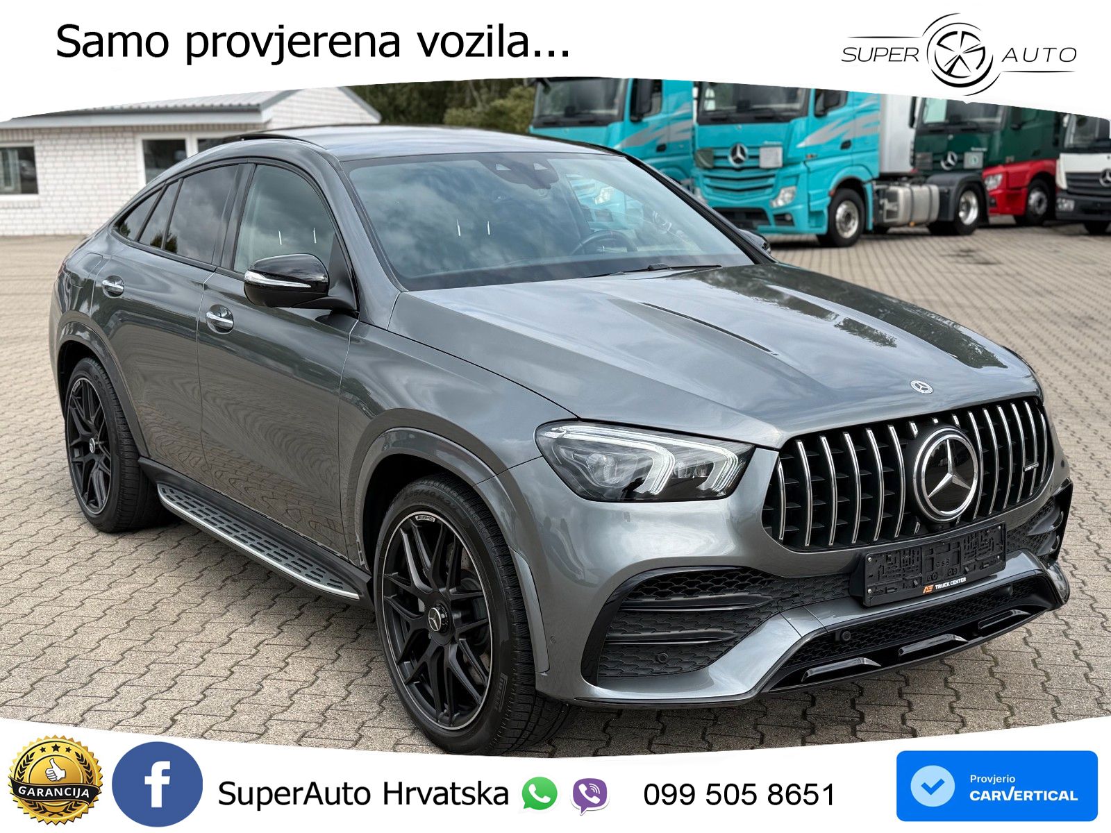 Mercedes AMG GLE Coupe 53 (435 KS) EQ Boost 4MATIC+ AMG SPEEDSHIFT TCT 9G ACC+HEAD+GR SJED+360+PANO
