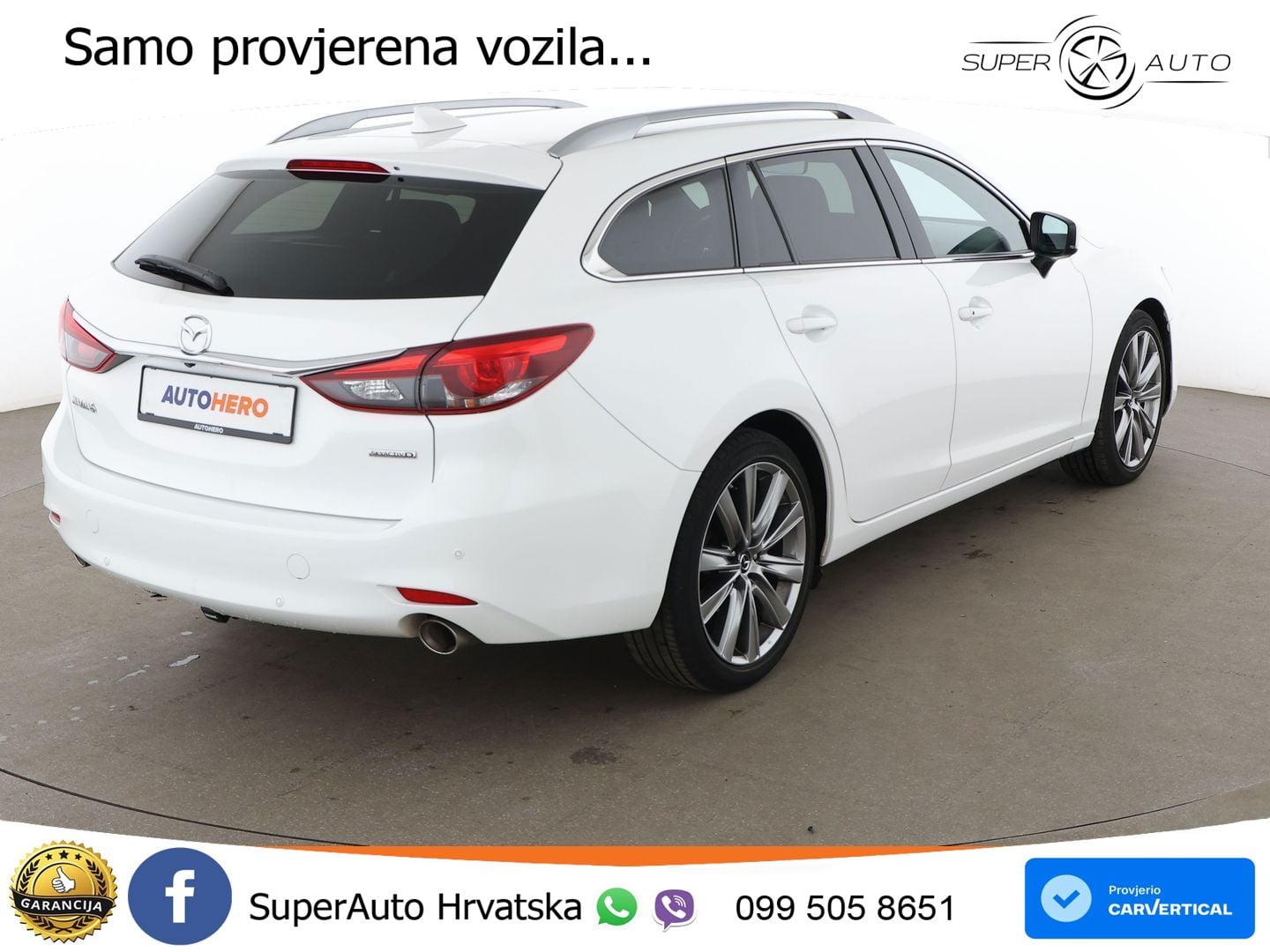Mazda 6 Sport Combi 2.2 SKYACTIV-D (184 KS) SKYACTIV-Drive LED+GR SJED+ACC