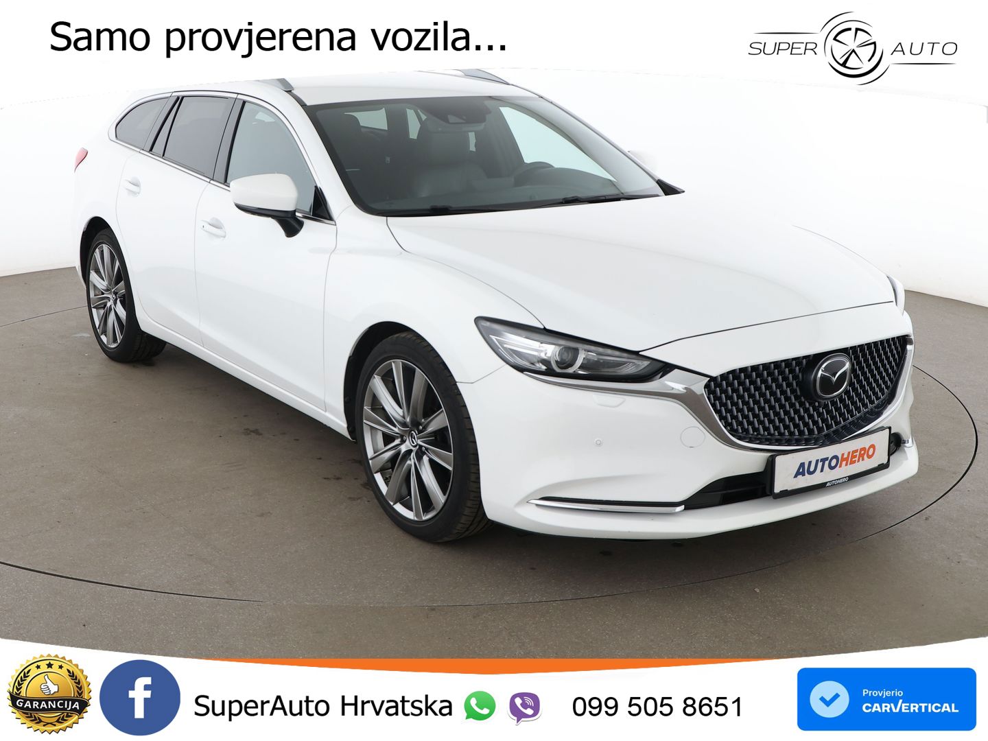 Mazda 6 Sport Combi 2.2 SKYACTIV-D (184 KS) SKYACTIV-Drive LED+GR SJED+ACC
