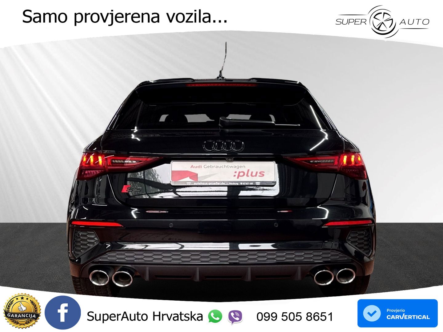 Audi S3 2.0 TFSI (310 KS) quattro S tronic MATRIX+GR SJED+KAM