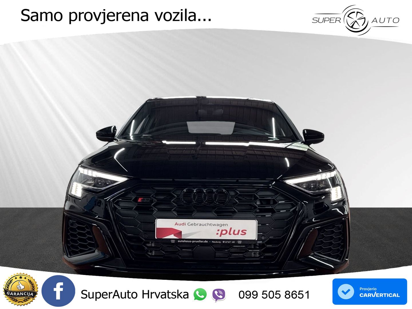 Audi S3 2.0 TFSI (310 KS) quattro S tronic MATRIX+GR SJED+KAM