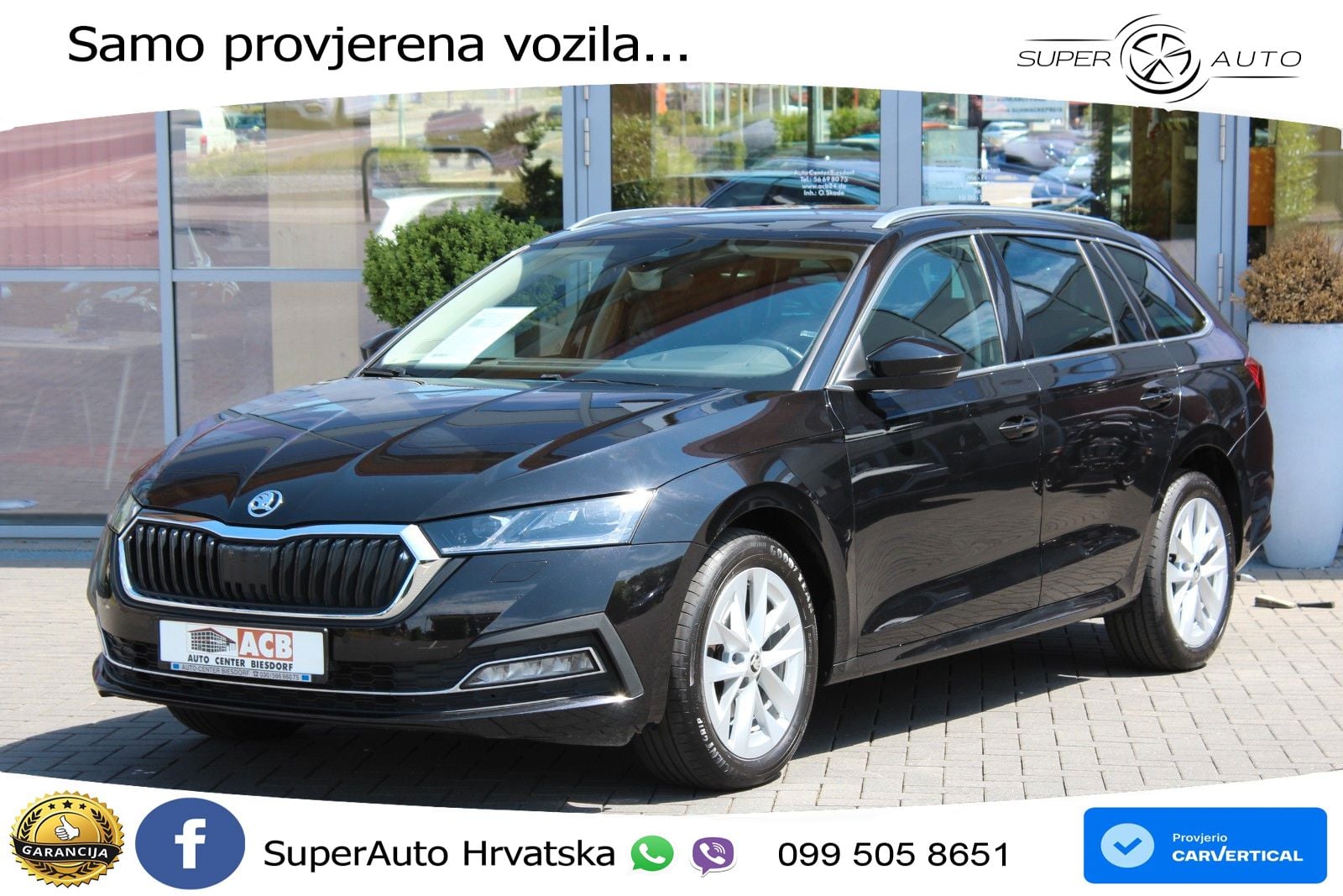 Škoda Octavia Combi 2.0 TDI (150 KS) DSG LED+GR SJED+ACC