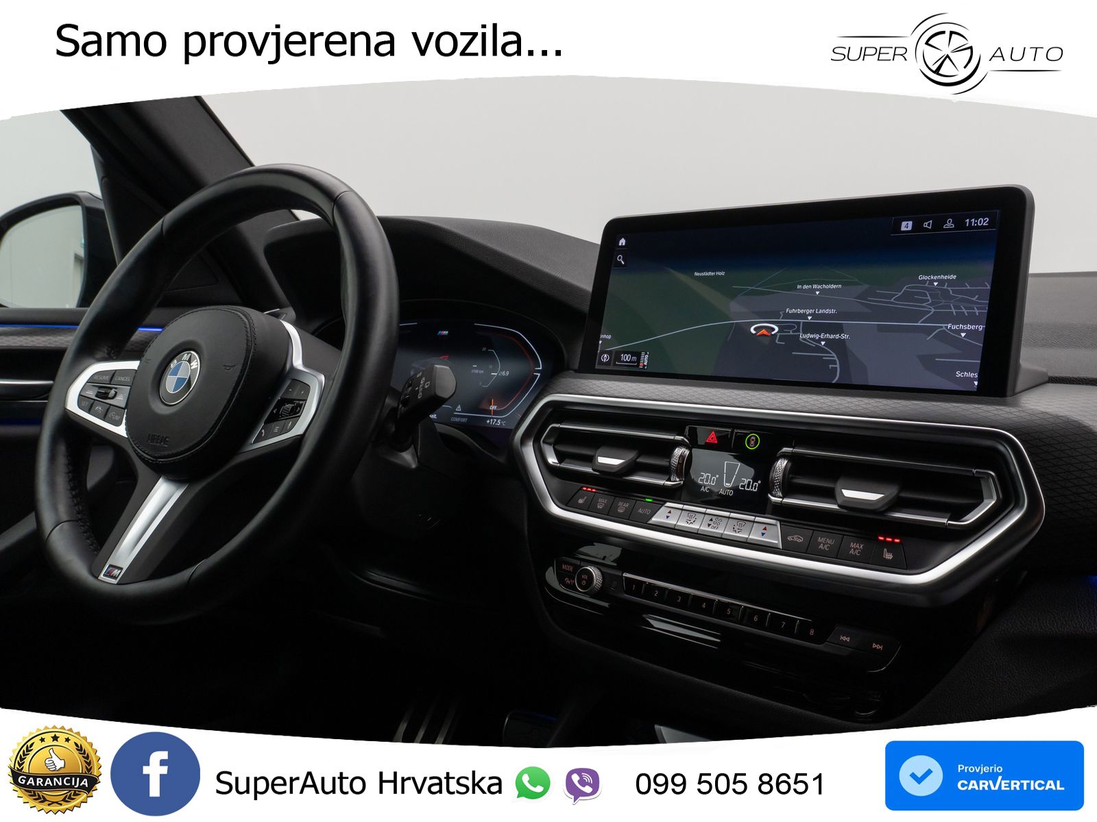 BMW X3 20d xDrive Steptronic M Sport LED+GR SJED+ACC