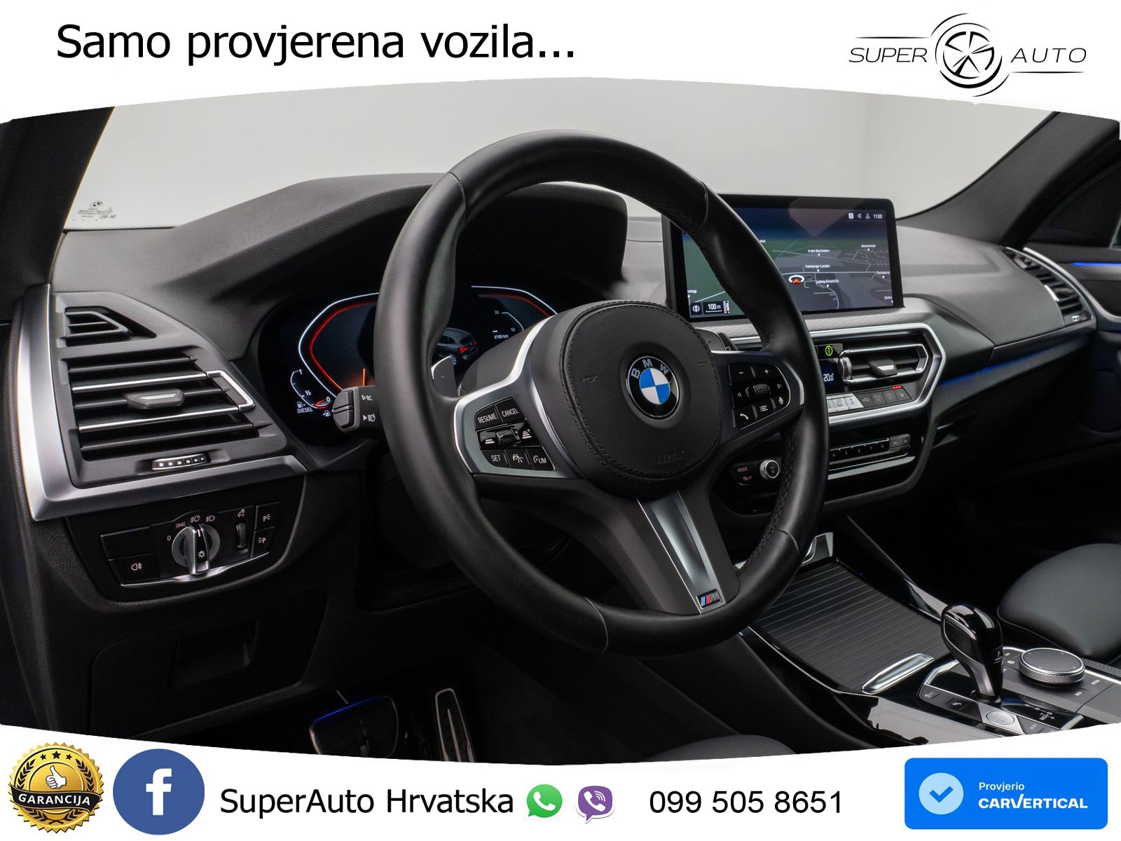BMW X3 20d xDrive Steptronic M Sport LED+GR SJED+ACC