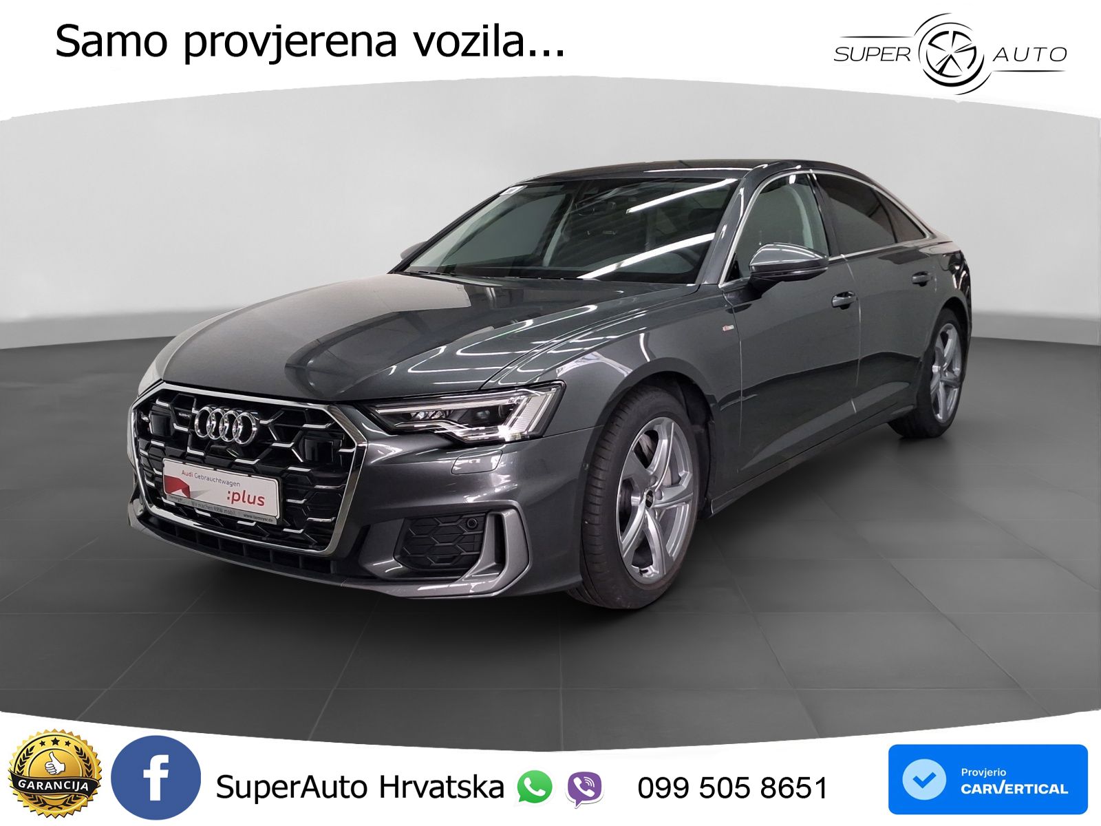 Audi A6 50 TFSIe (299 KS) quattro ultra S tronic S line LED+GR SJED+ACC