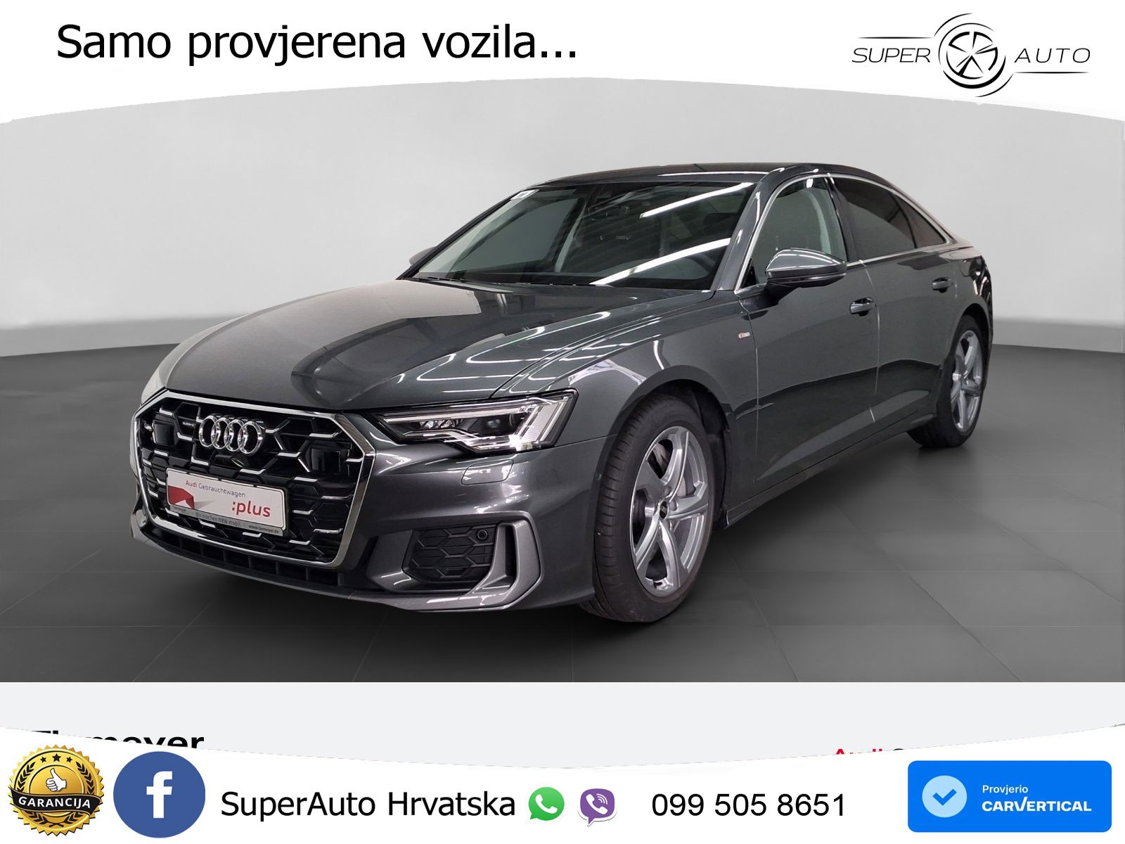 Audi A6 50 TFSIe (299 KS) quattro ultra S tronic S line LED+GR SJED+ACC