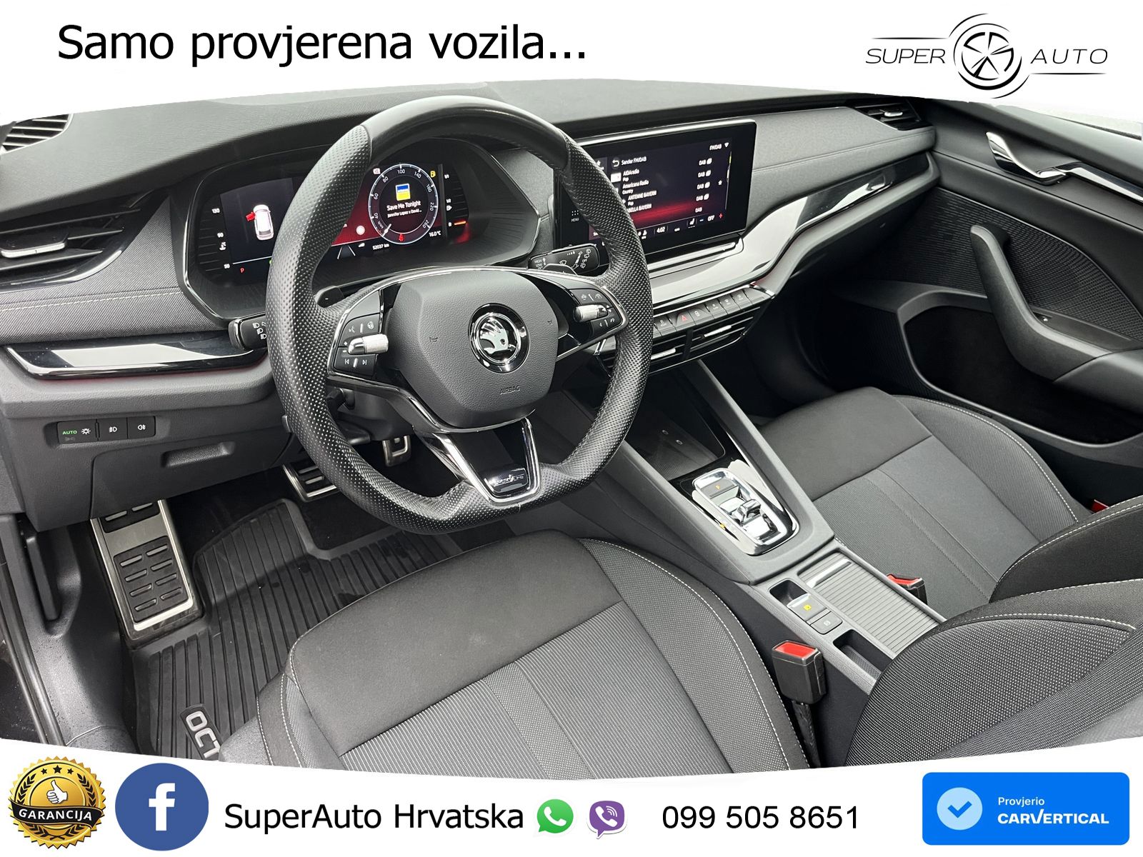 Škoda Octavia Combi 2.0 TDI (150 KS) DSG SportLine LED+GR SJED+ACC