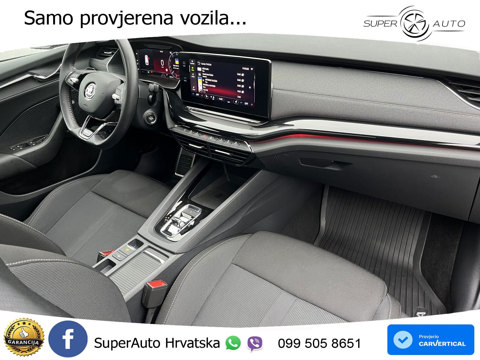 Škoda Octavia Combi 2.0 TDI (150 KS) DSG SportLine LED+GR SJED+ACC