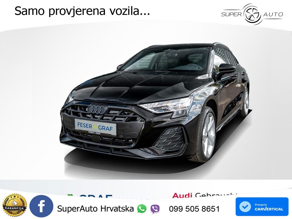Audi A3 Sportback 40 TFSI (204 KS) quattro S tronic 2x S line LED+GR SJED+ACC