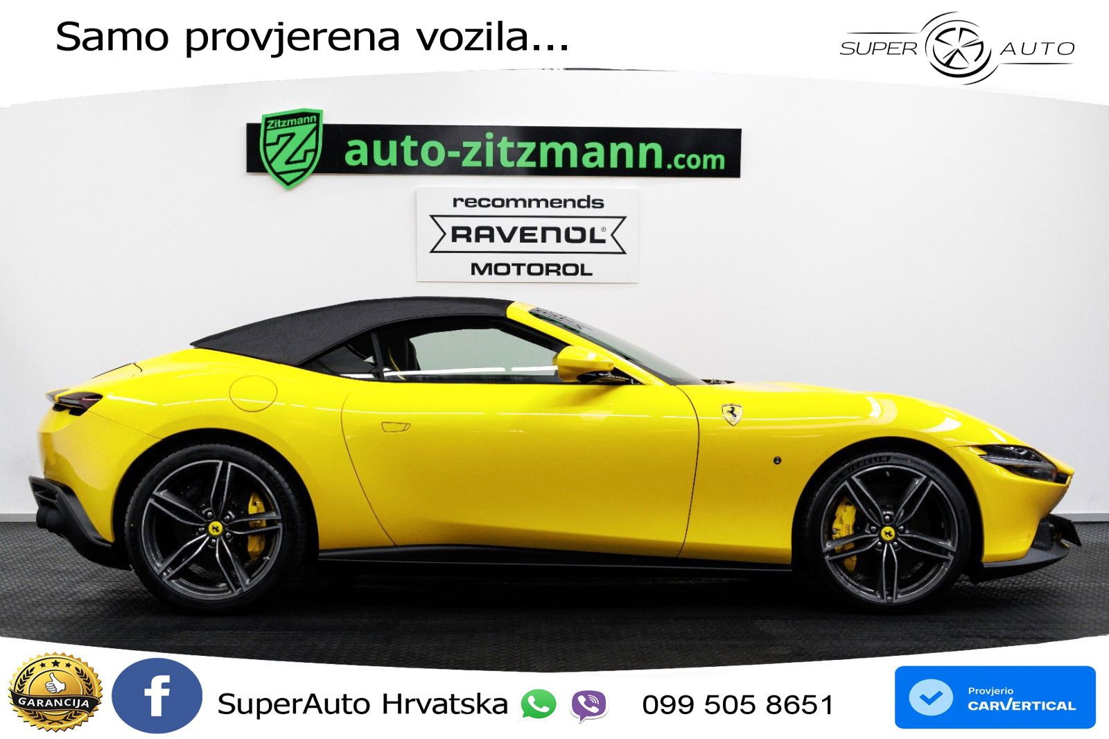Ferrari Roma Spider 3.9 V8 (620 KS) F1 DCT LED+GR SJED+ACC