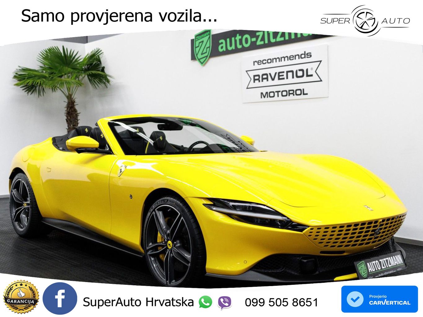 Ferrari Roma Spider 3.9 V8 (620 KS) F1 DCT LED+GR SJED+ACC
