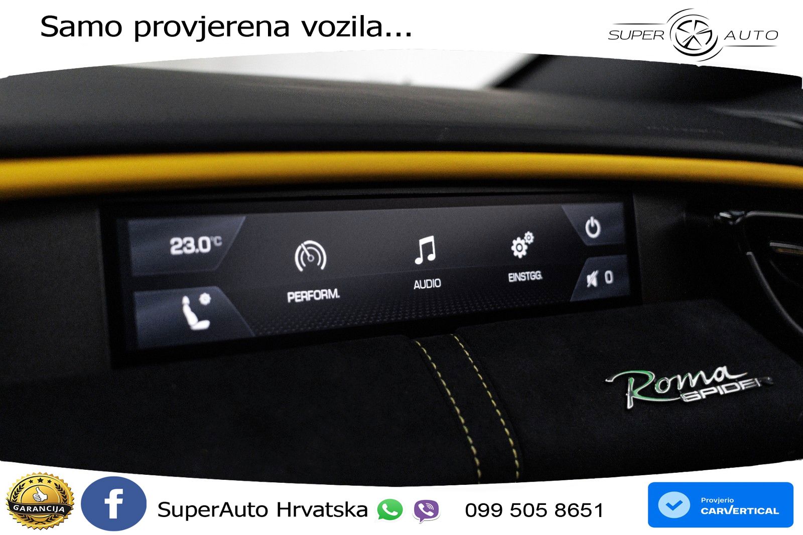 Ferrari Roma Spider 3.9 V8 (620 KS) F1 DCT LED+GR SJED+ACC