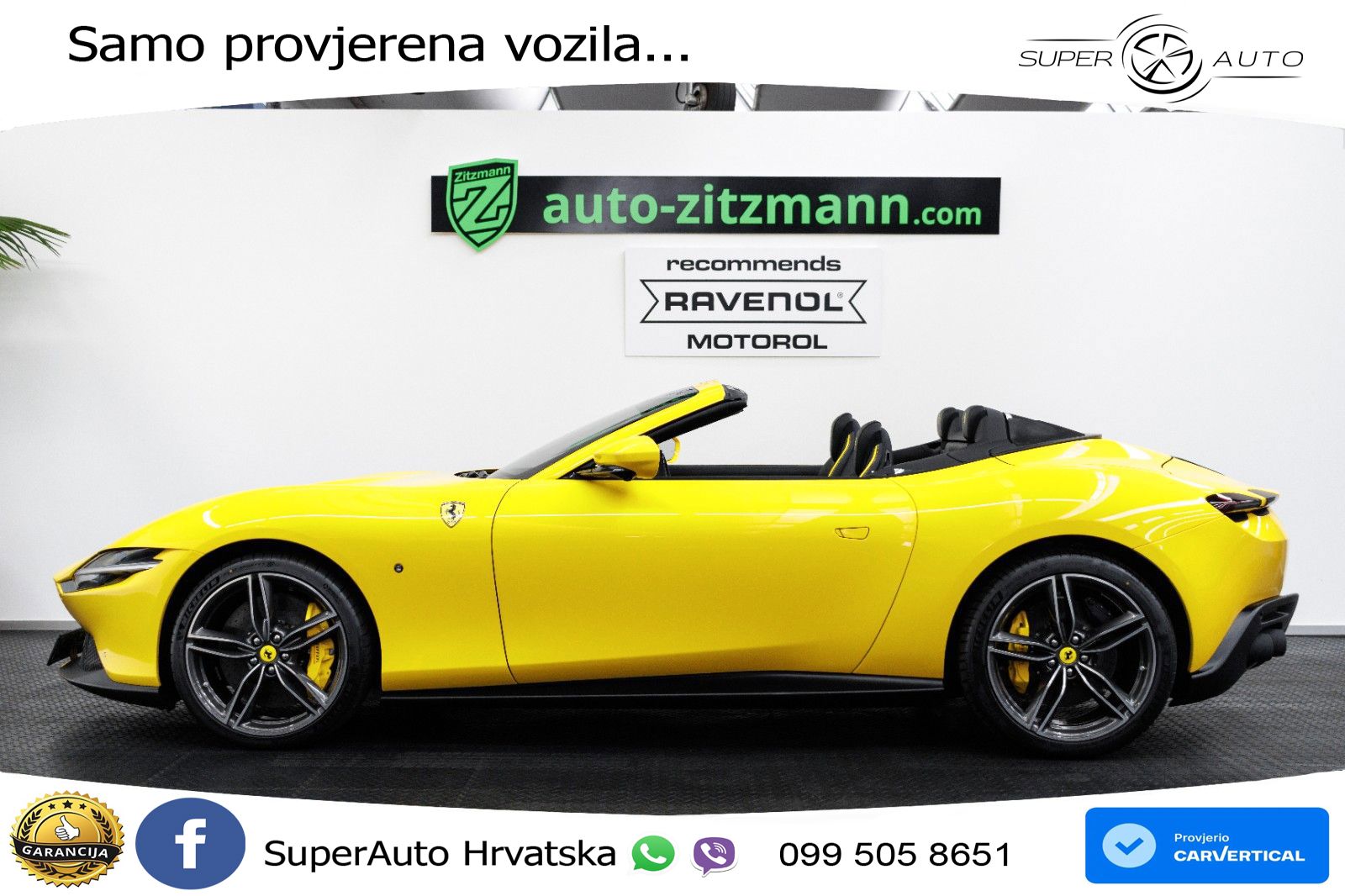 Ferrari Roma Spider 3.9 V8 (620 KS) F1 DCT LED+GR SJED+ACC