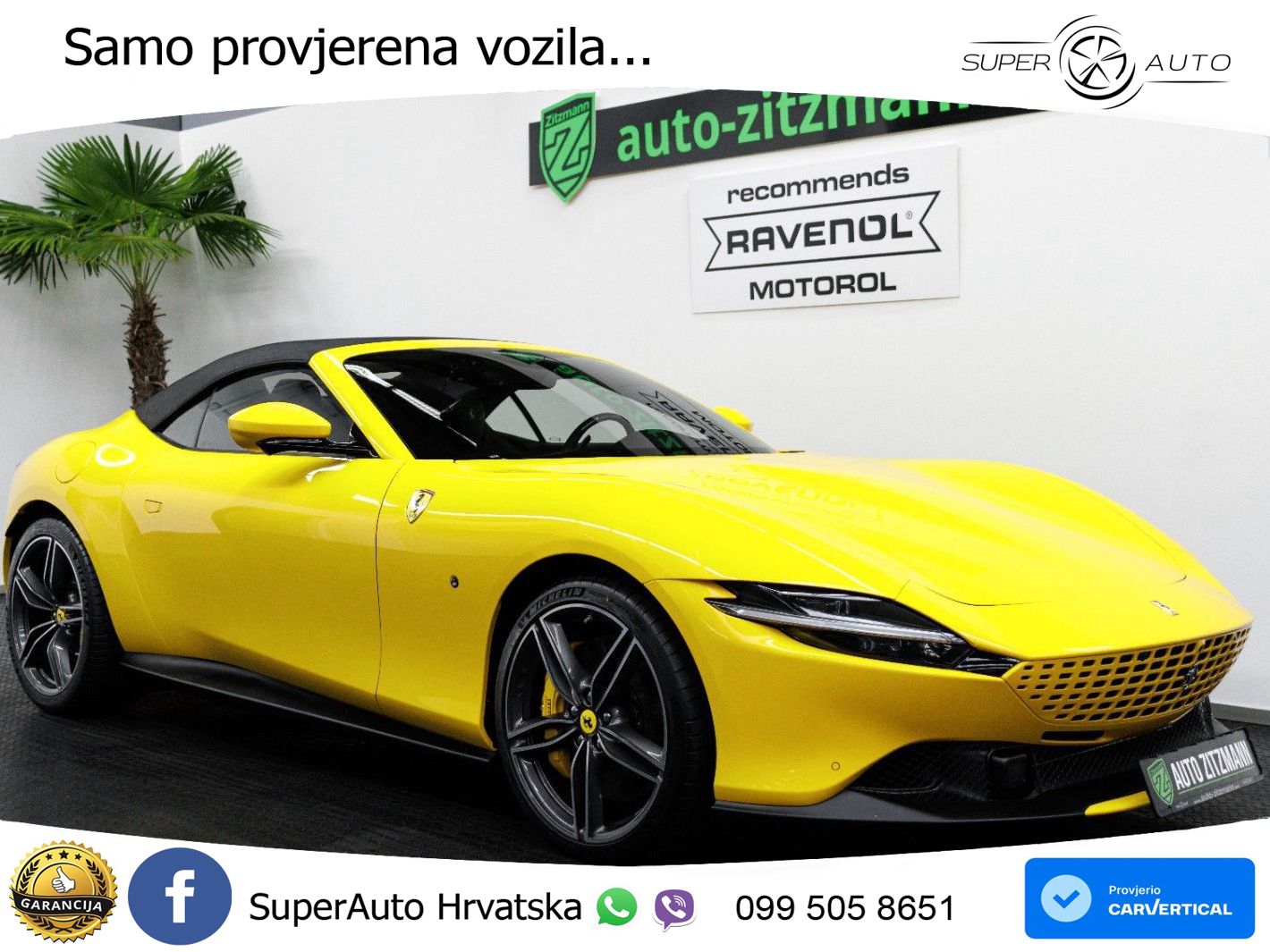 Ferrari Roma Spider 3.9 V8 (620 KS) F1 DCT LED+GR SJED+ACC