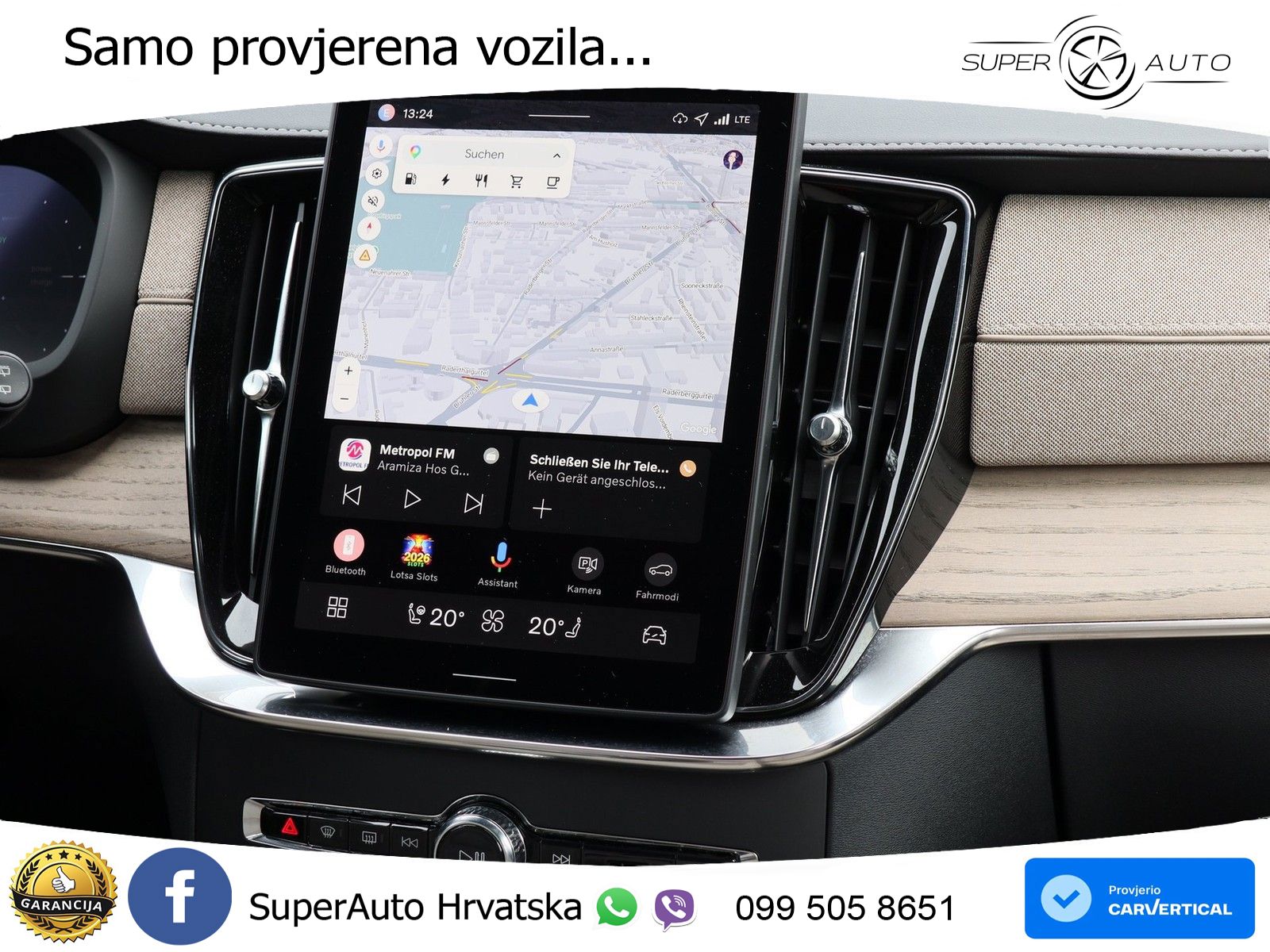 Volvo XC90 2.0 T8 AWD Automatic ZRAČNI+ACC+GR SJED+KAM+PANO