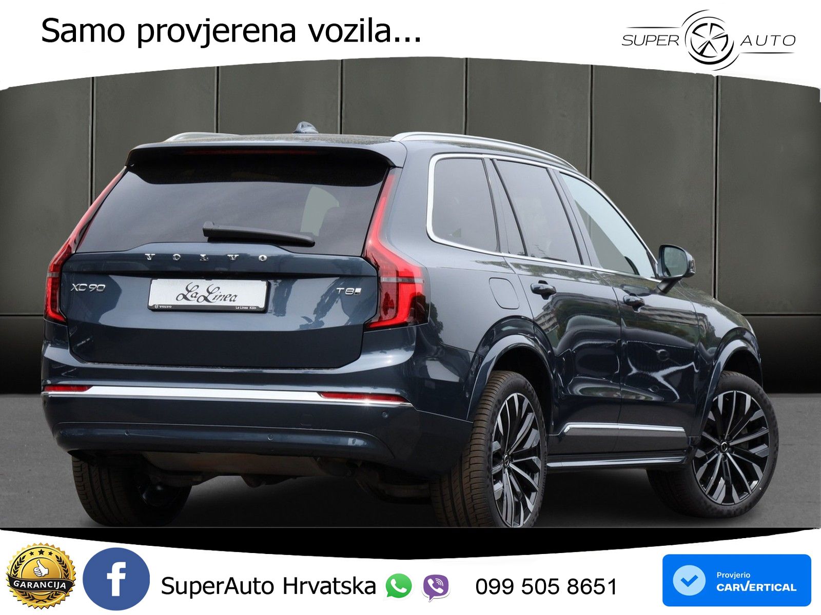 Volvo XC90 2.0 T8 AWD Automatic ZRAČNI+ACC+GR SJED+KAM+PANO