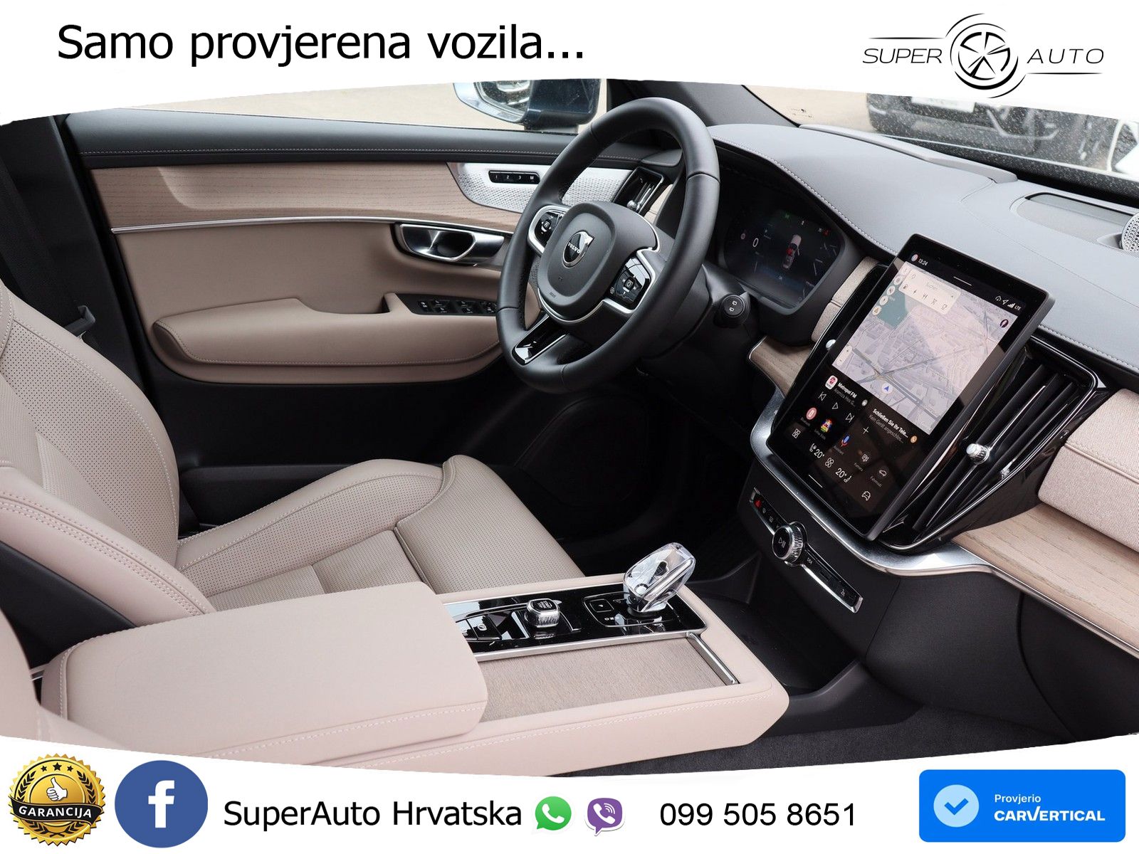 Volvo XC90 2.0 T8 AWD Automatic ZRAČNI+ACC+GR SJED+KAM+PANO