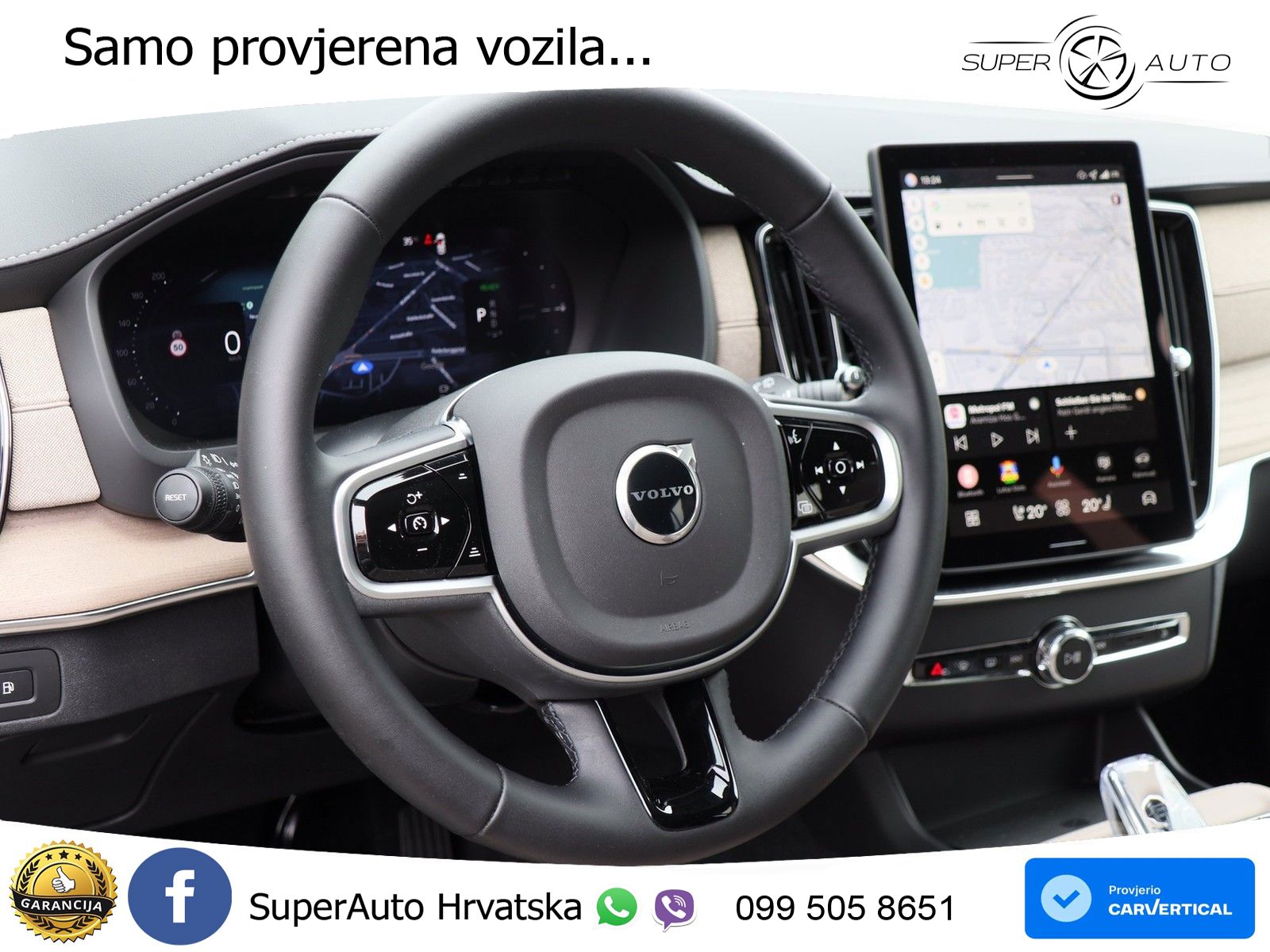 Volvo XC90 2.0 T8 AWD Automatic ZRAČNI+ACC+GR SJED+KAM+PANO