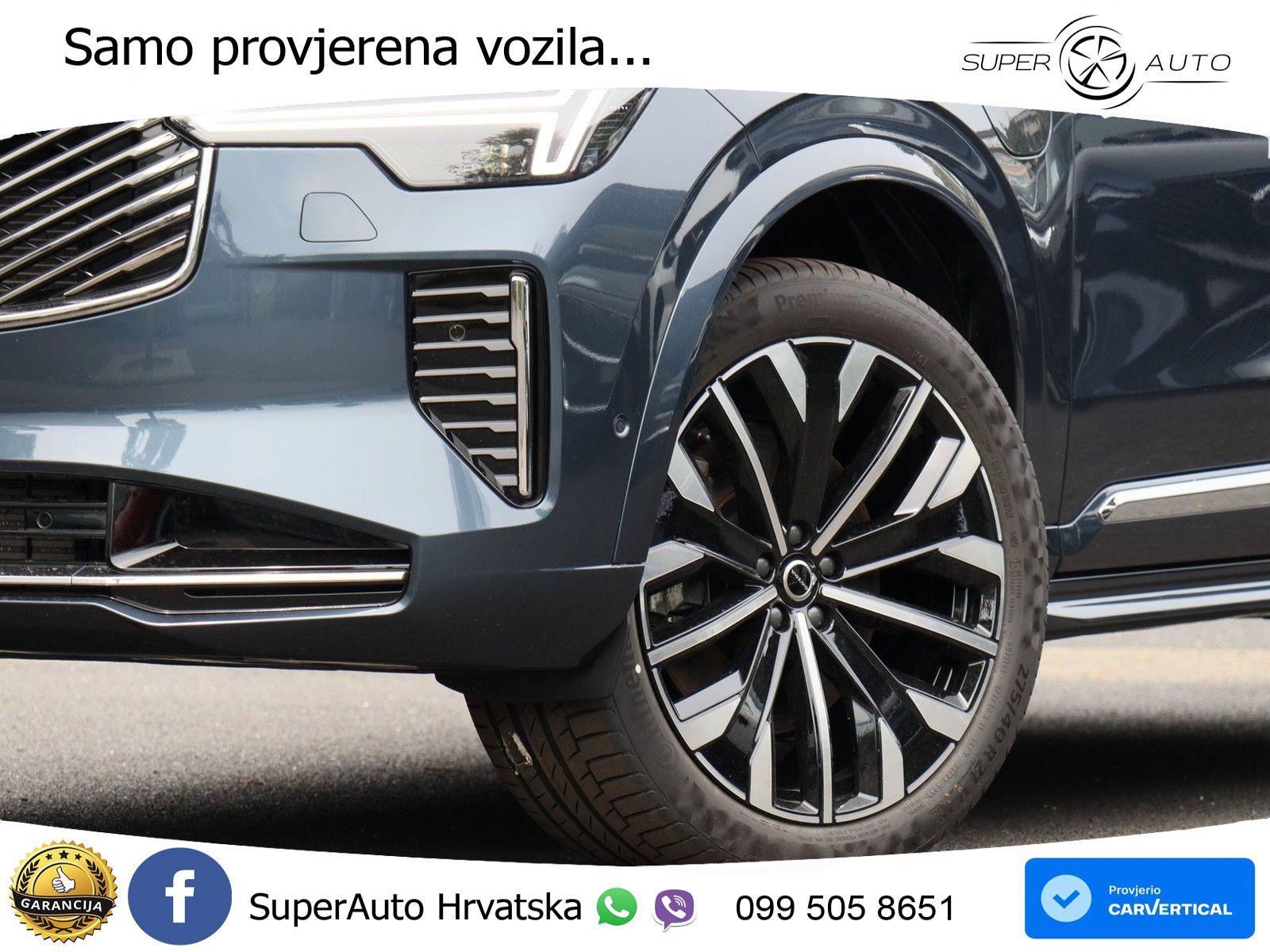 Volvo XC90 2.0 T8 AWD Automatic ZRAČNI+ACC+GR SJED+KAM+PANO