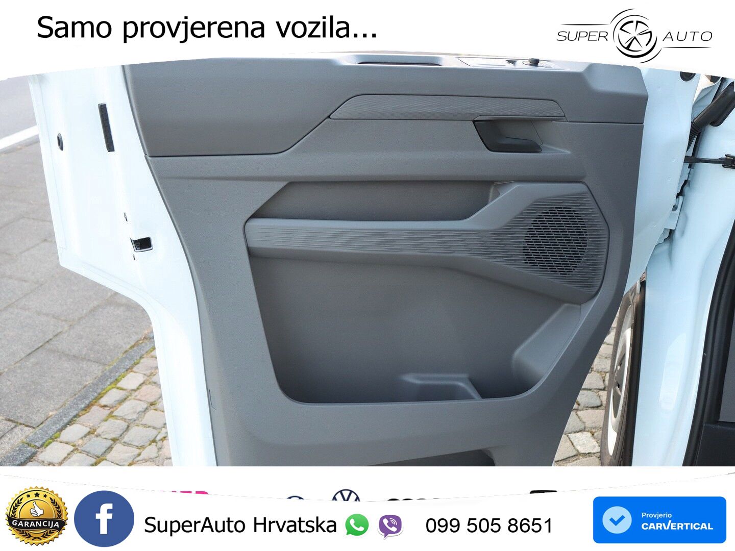 Volkswagen T7 Transporter 2.0TDI Kasten KR AHK Klima ACC Ca 110 KS