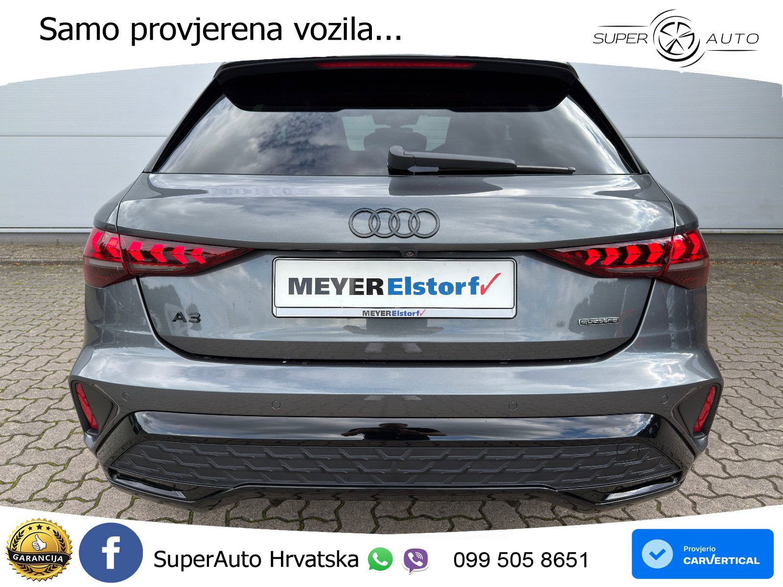 Audi A3 Sportback 40 TFSI (204 KS) quattro S tronic S line MATRIX+GR SJED+KAM