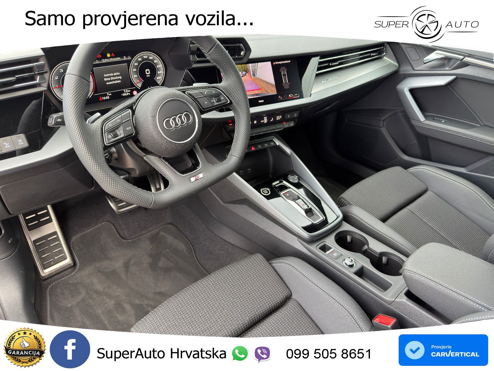 Audi A3 Sportback 40 TFSI (204 KS) quattro S tronic S line MATRIX+GR SJED+KAM