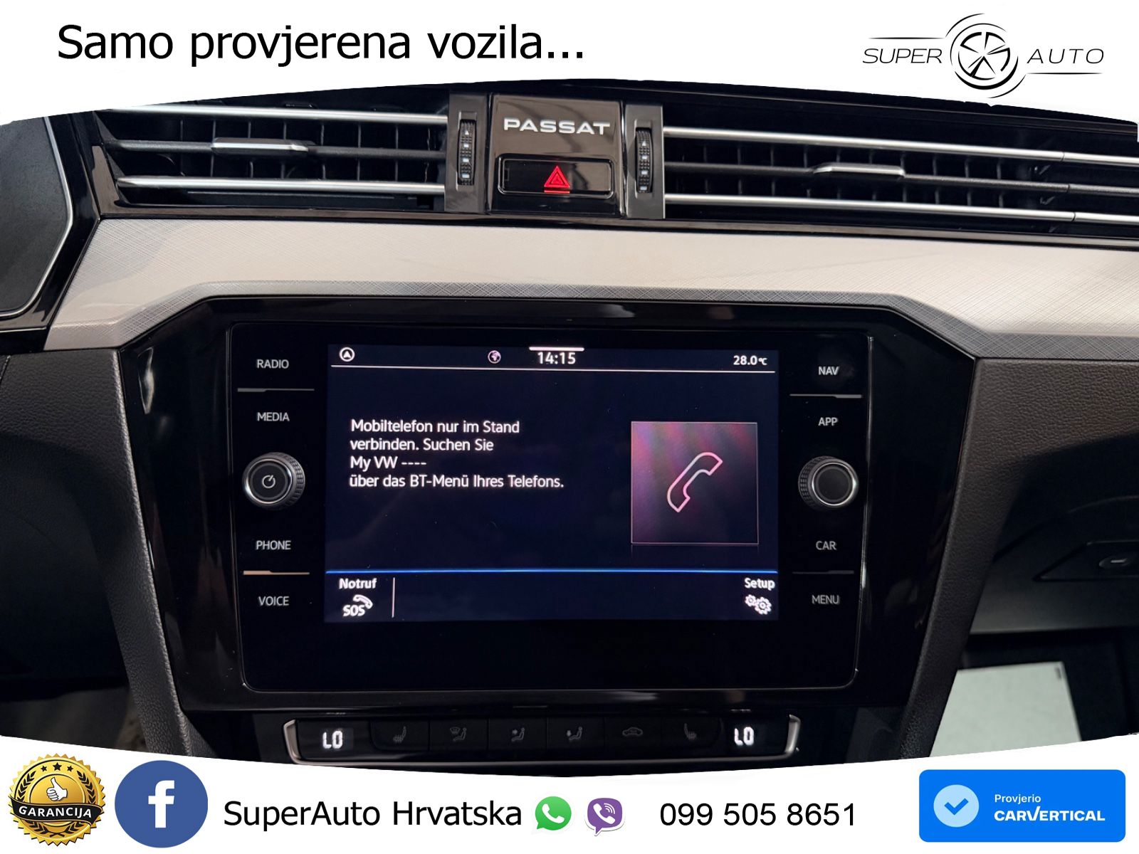 Volkswagen Passat Variant 2.0 TSI (190 KS) DSG R-Line LED+GR SJED+ACC