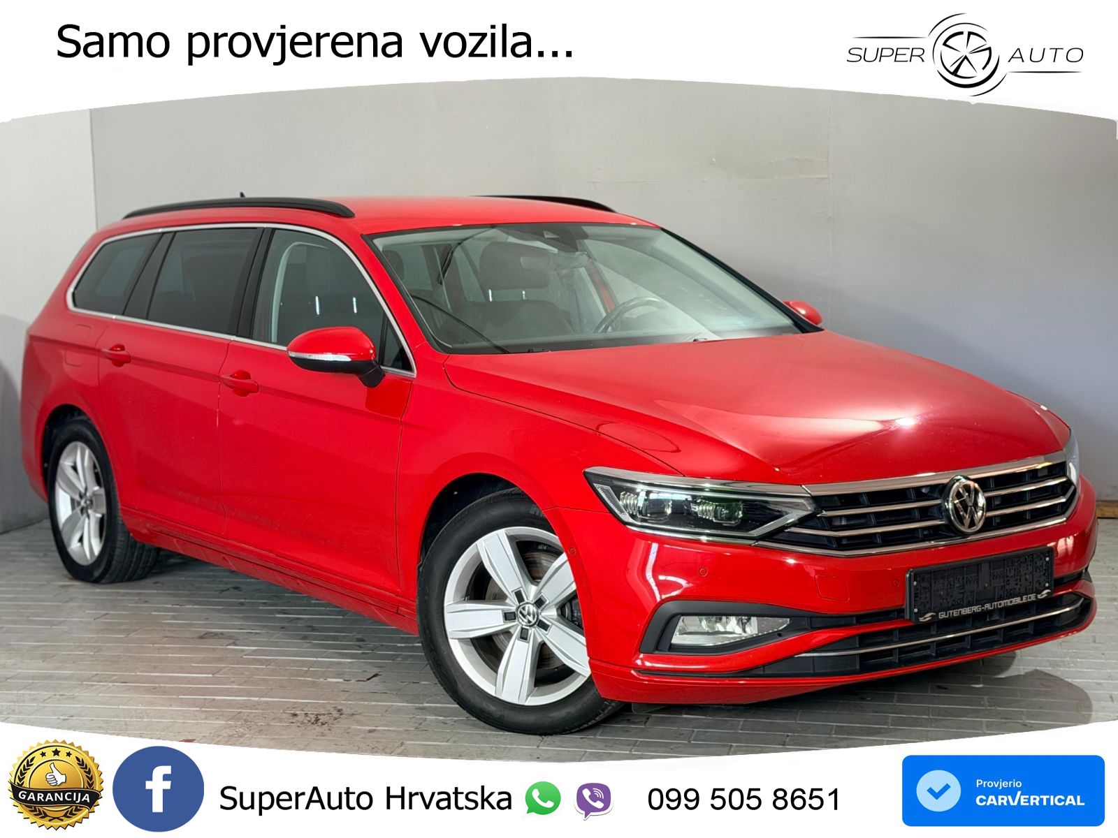 Volkswagen Passat Variant 2.0 TSI (190 KS) DSG R-Line LED+GR SJED+ACC