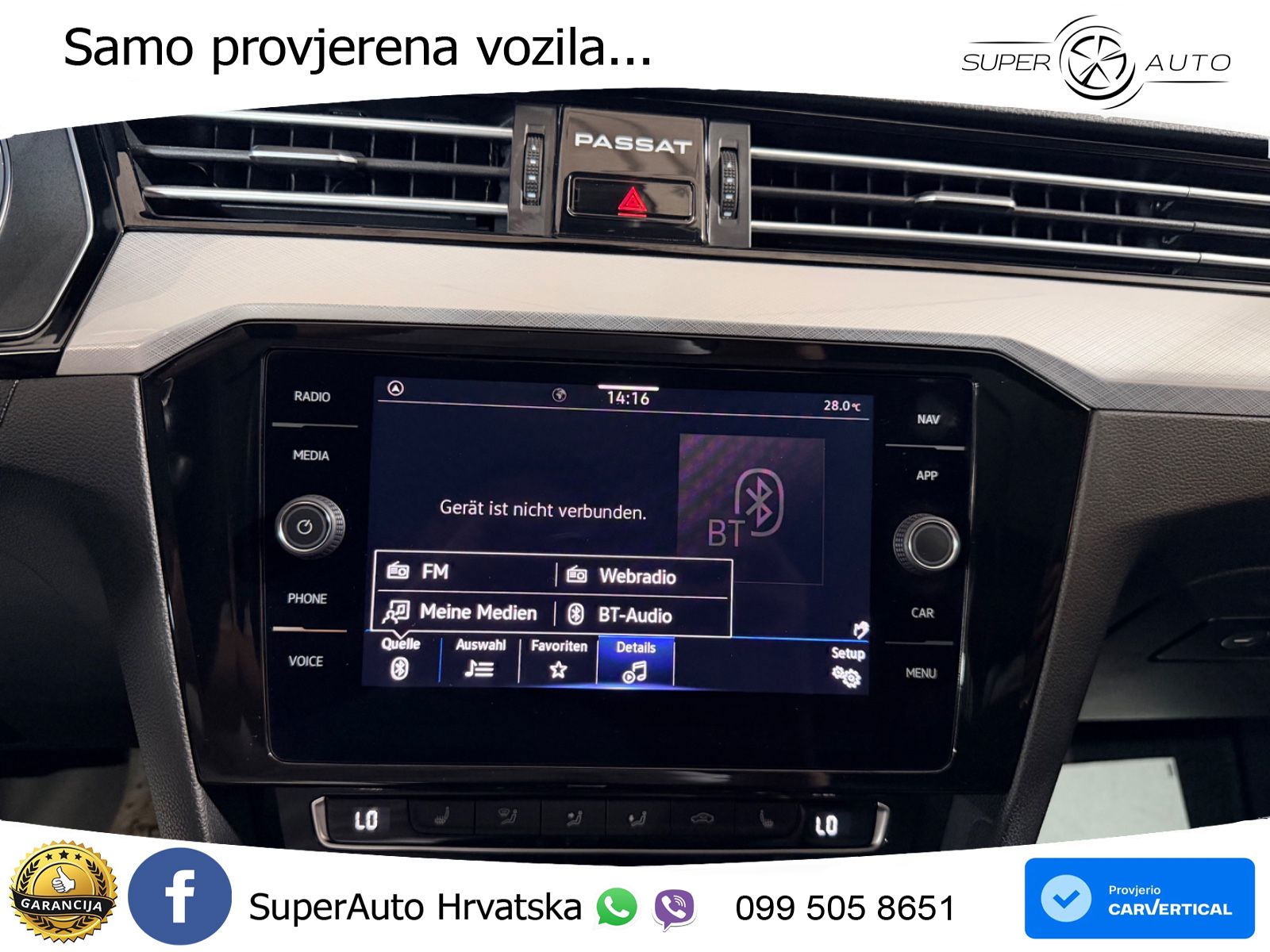 Volkswagen Passat Variant 2.0 TSI (190 KS) DSG R-Line LED+GR SJED+ACC