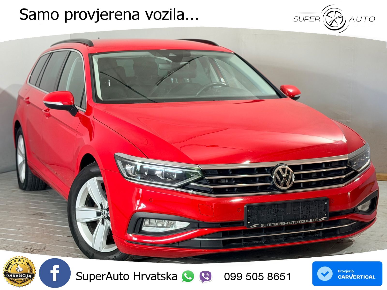 Volkswagen Passat Variant 2.0 TSI (190 KS) DSG R-Line LED+GR SJED+ACC